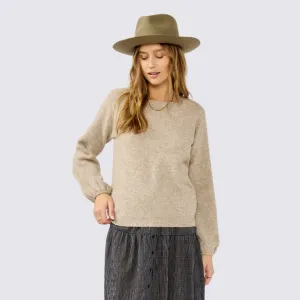 Hanson Sweater (Heather Cement) Flexible Waistband Classic Warmth