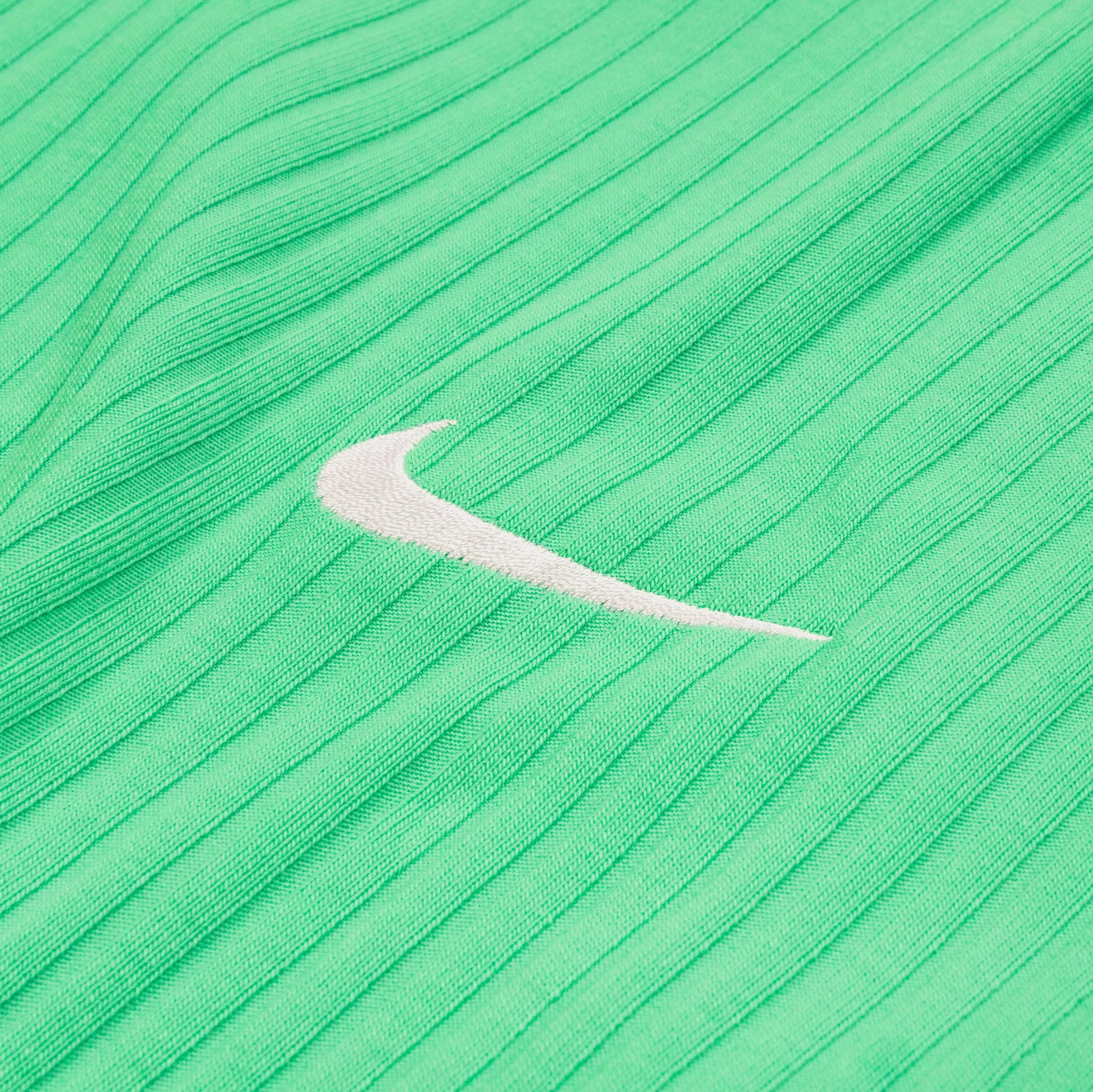 Clear Tone Legend Fit NSW Ribbed Jersey Womens Short Sleeve Shirt (Green)