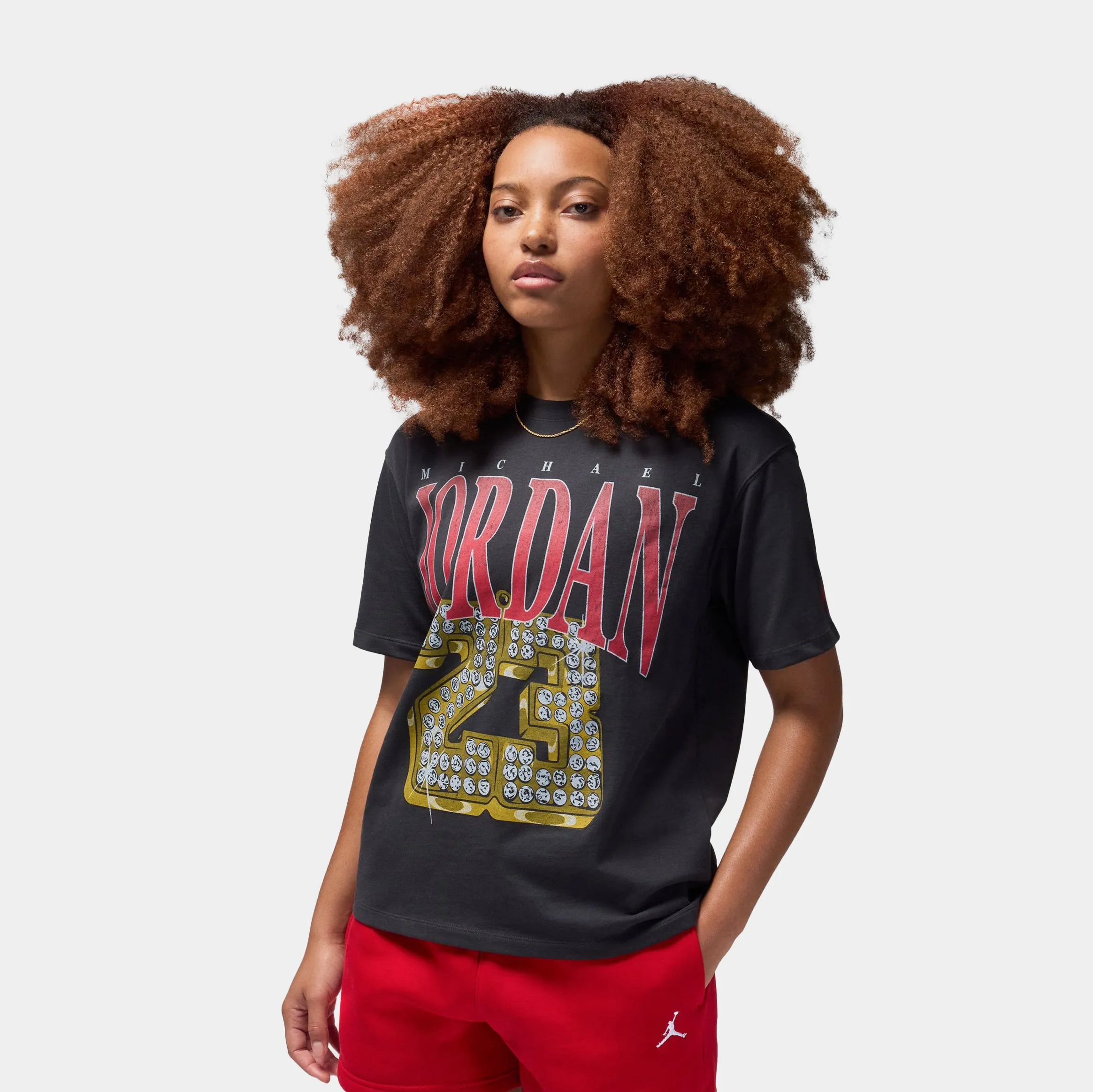 ThermalRegulation 23 Heritage Womens Short Sleeve Shirt (Black/Red)