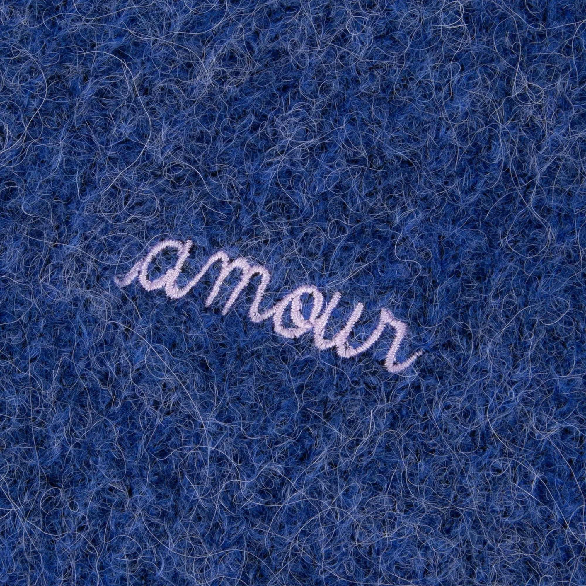Chic Look "Amour" Cerisoles Wool and Alpaga Sweater (Peony Blue)