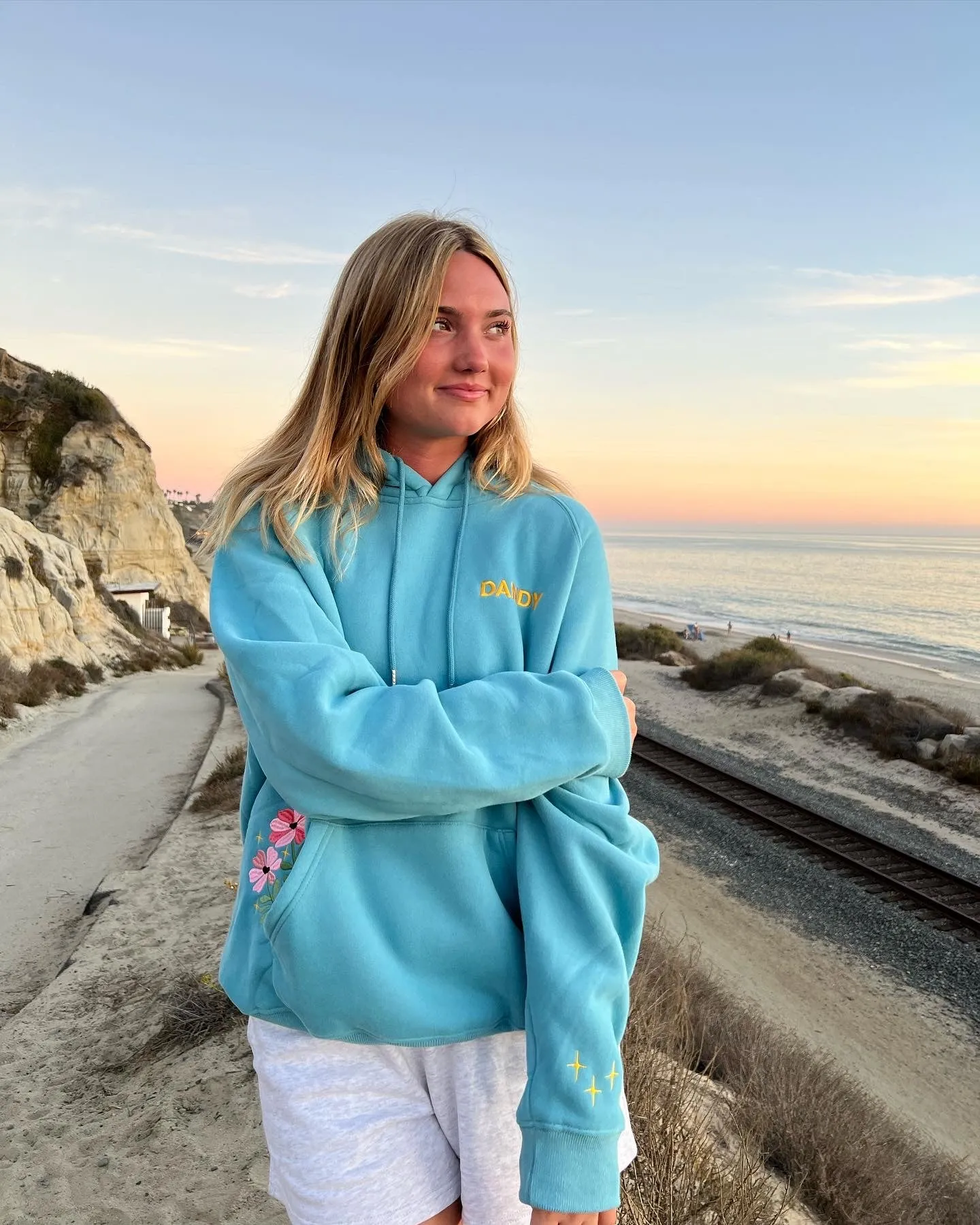 Everyday Essential product competitive edge "Gift Giving" Oversized Lux Hoodie in Blue