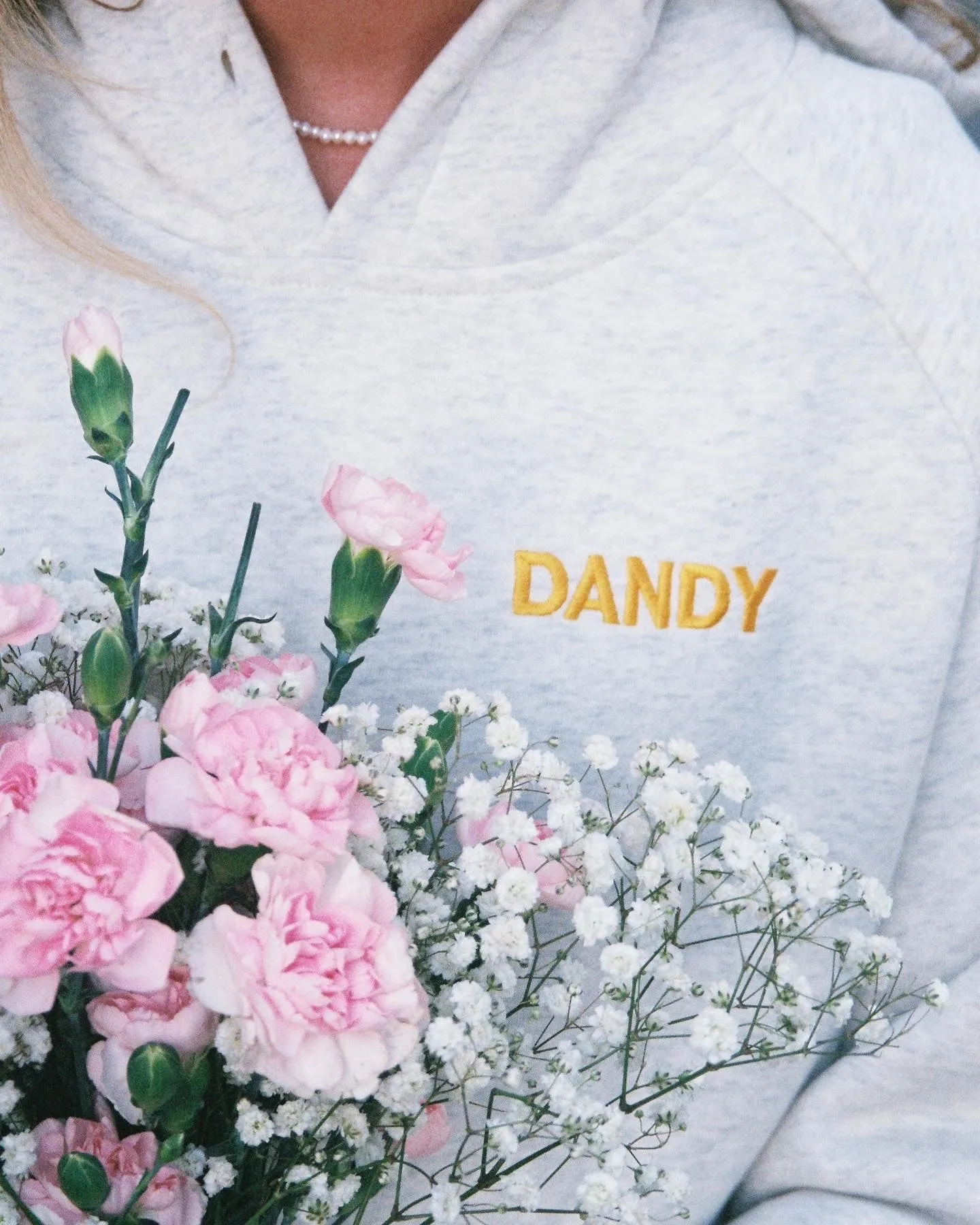 "Gift Giving" Oversized Lux Hoodie in Heather Gray product herringbone texture Limited Edition