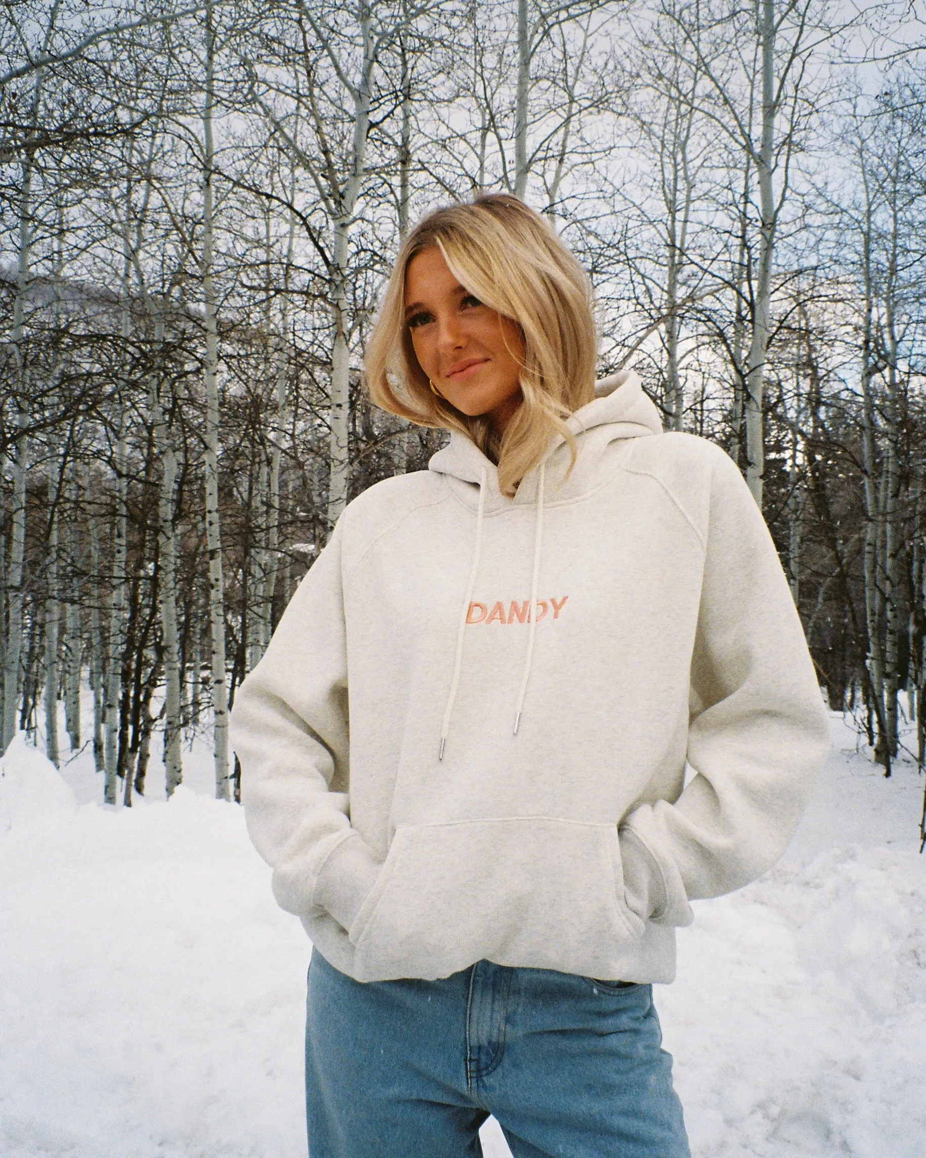 product gym ready performance "Let's Watch the Sunset" Oversized Lux Hoodie in Heather Gray