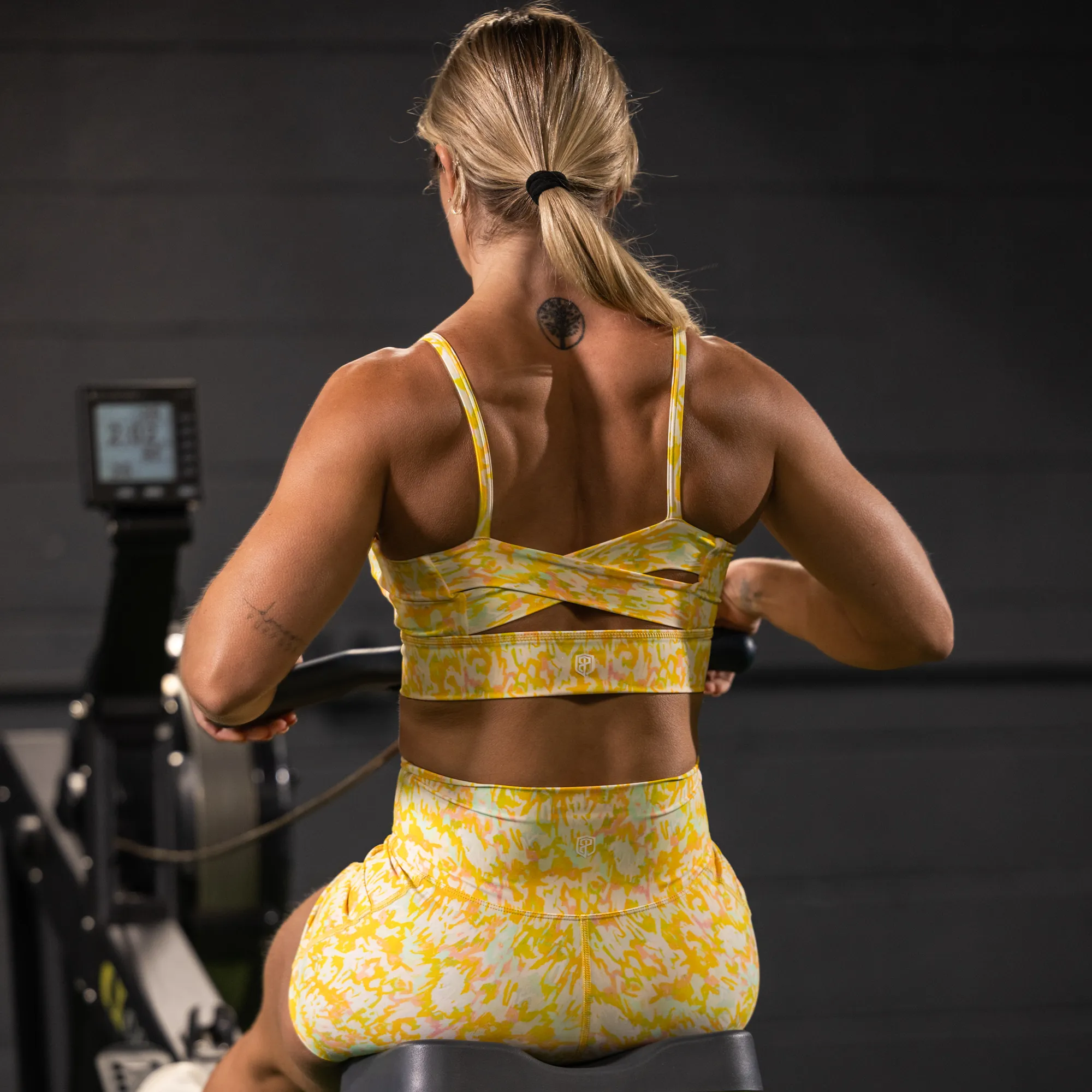 Radiance Sports Bra (Sunburst) Cool-down Soft Elastic Band