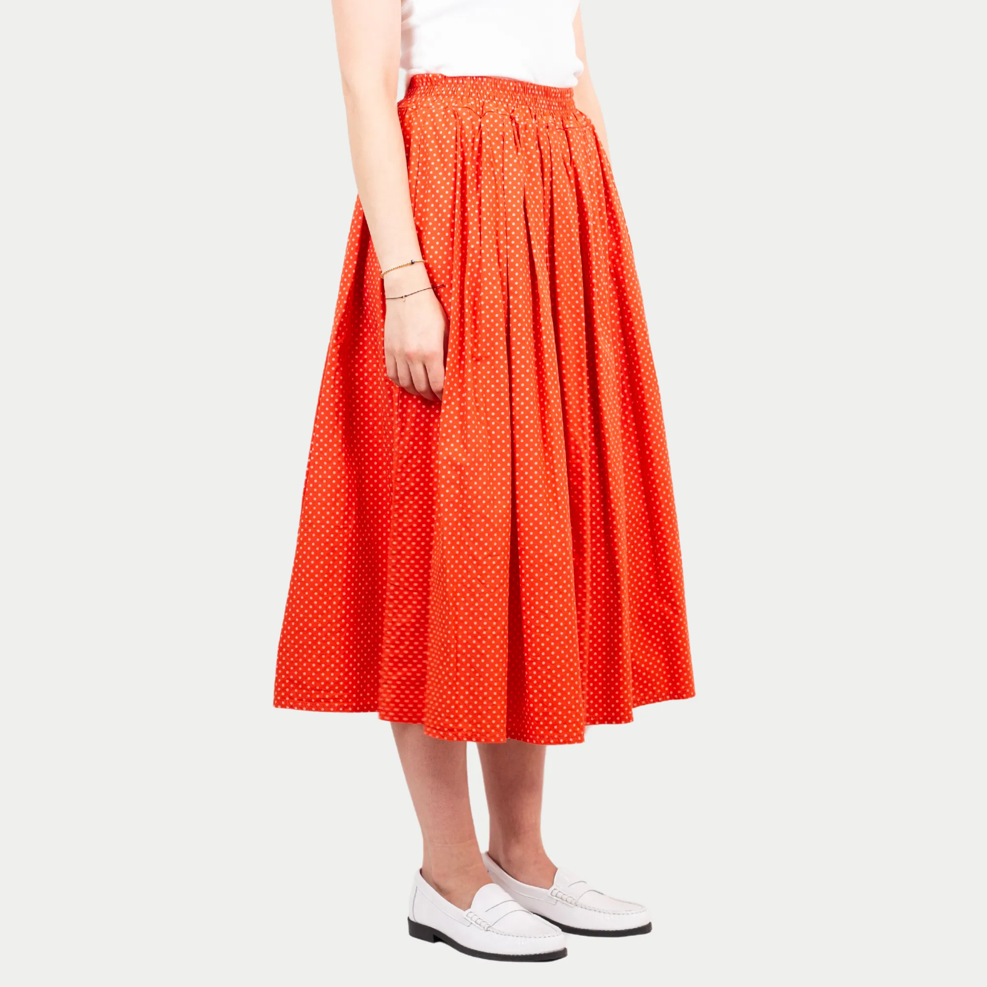 Convertible Style Lucky Tiny Polka Dot Skirt