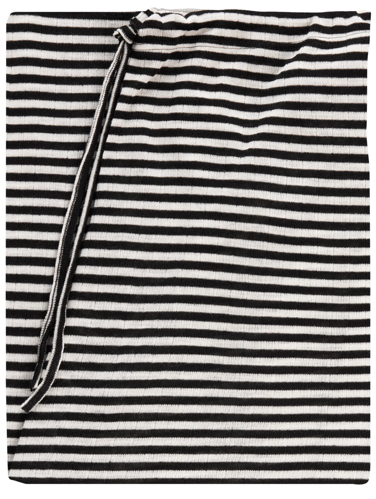 NPS Nova Pants Wool, Black/Ecru Stripe Breathable activewear Cozy Design