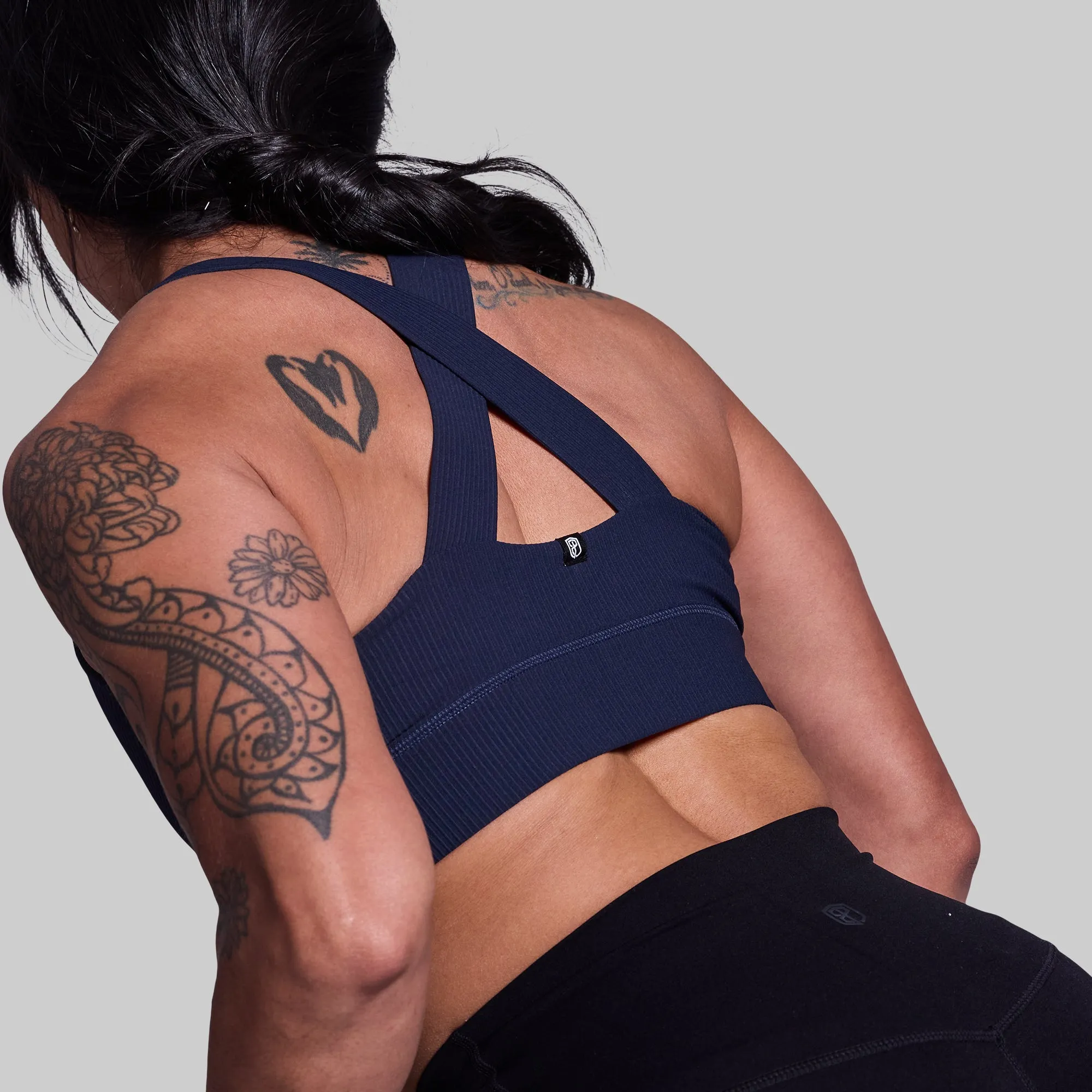 All or Nothing Sports Bra (BP Navy) Compression seams