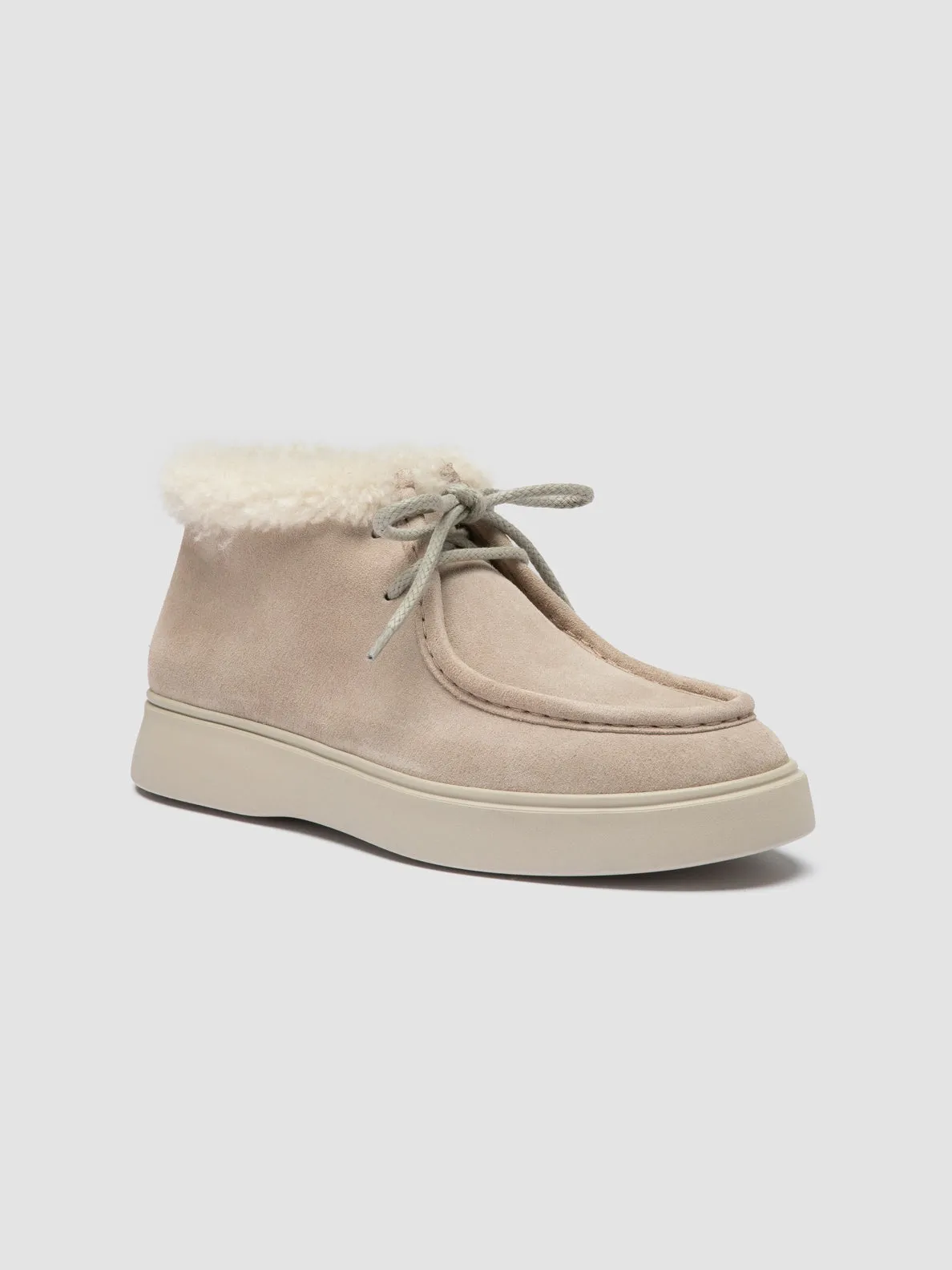 FRAME 110 - Beige Suede Chukka Boots Flexible Comfort