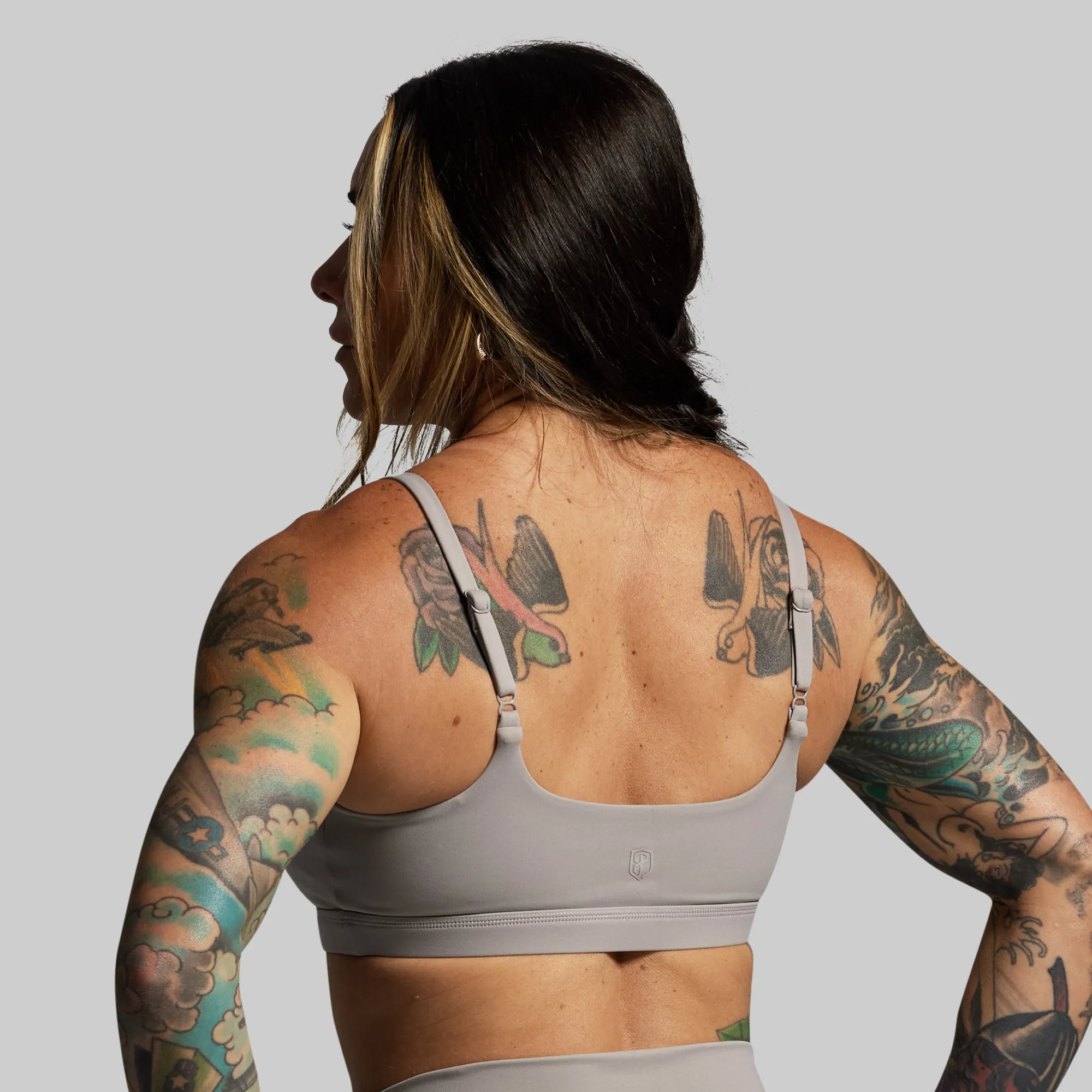 thermal fabric Reset Sports Bra (Stone)