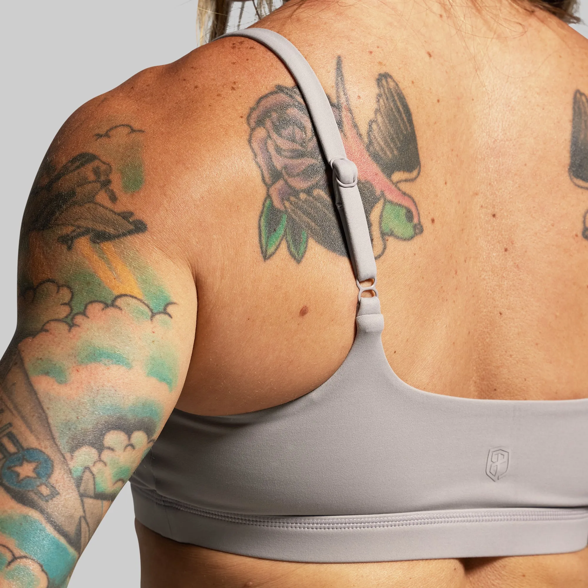 Reset Sports Bra (Stone) Decorated seams Outdoor Sports