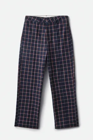 Flexible Layer Retro Trouser Pant - Navy
