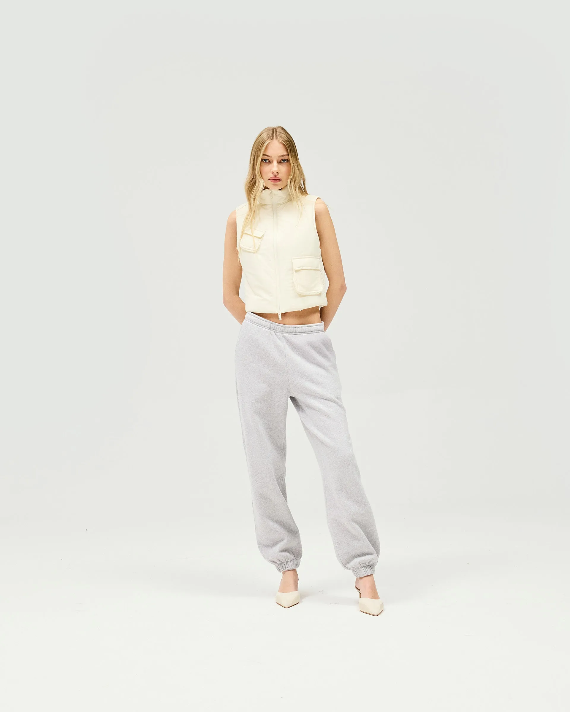 Wrinkle Free Fabric Flexible Fit Engineering Revolver Gilet - Warm White