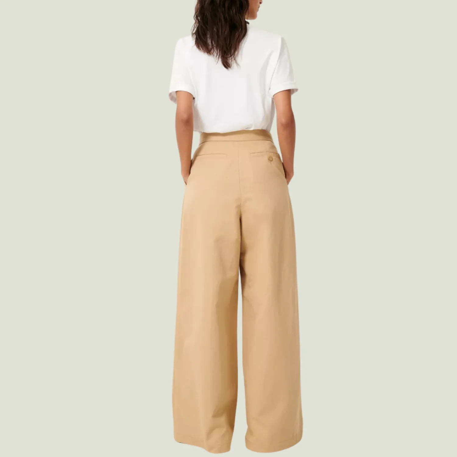 Rivera Large Pant With Pleats (Jonc) Stretch Panel Layer Ready