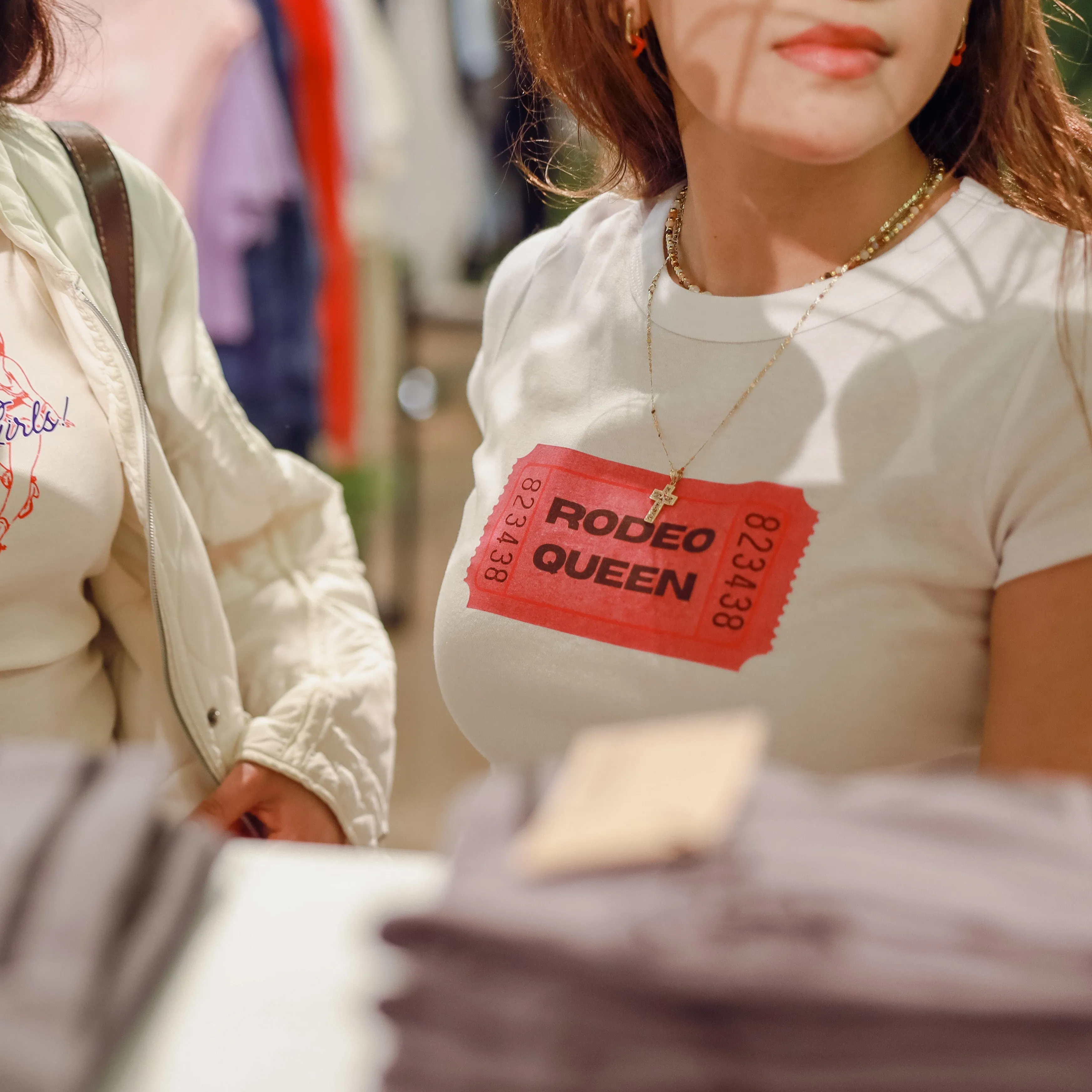 Rodeo Queen Baby Tee Casual Day Wear Casual and Soft