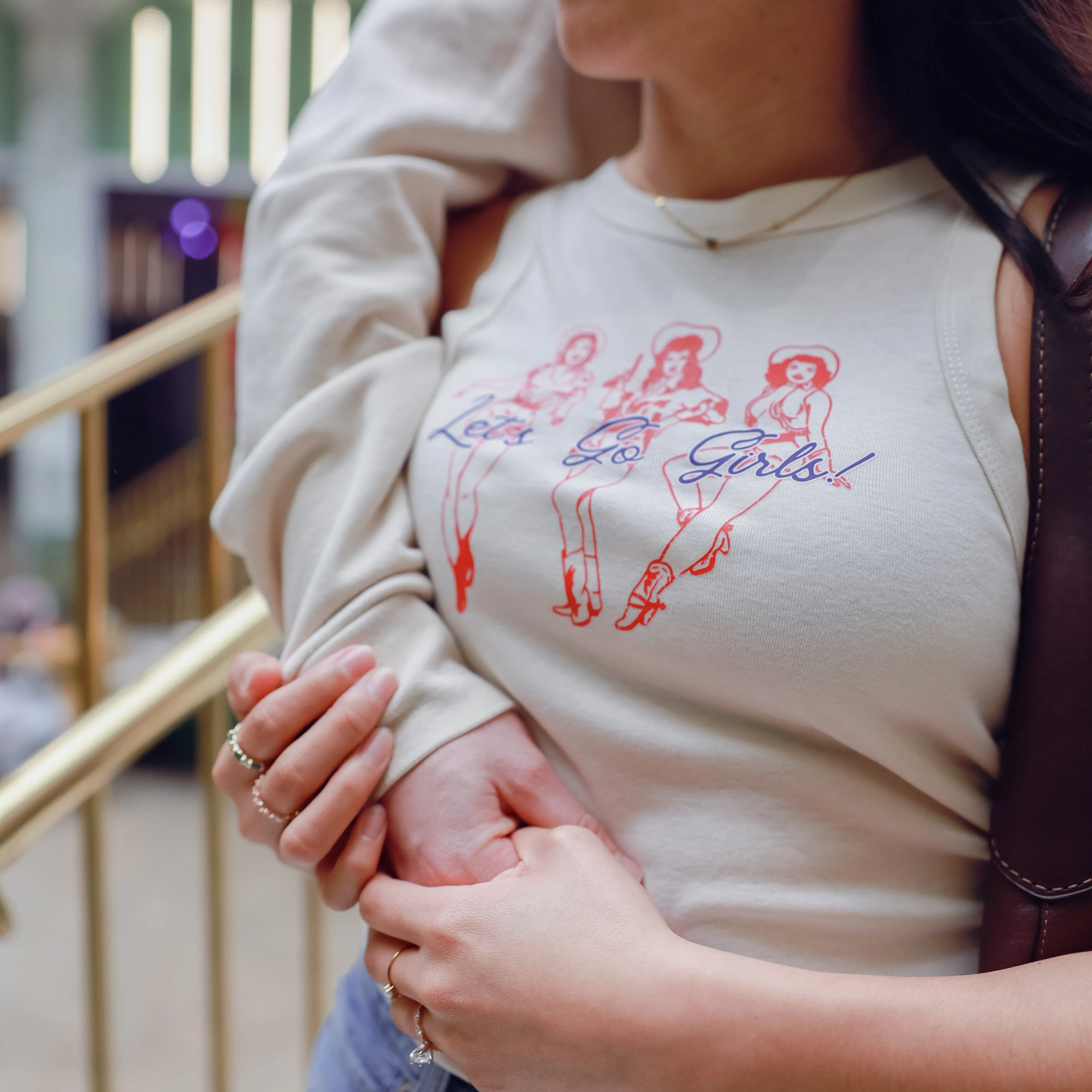outdoor concert Ethically Sourced Material Let??s Go Girls! Tank Top