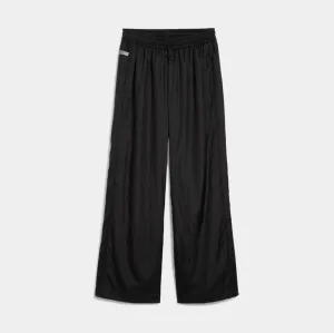 Ros?? x Puma T7 Relaxed Track Womens Pants (Puma Black) Elastic Free Cuffs RuggedDurability