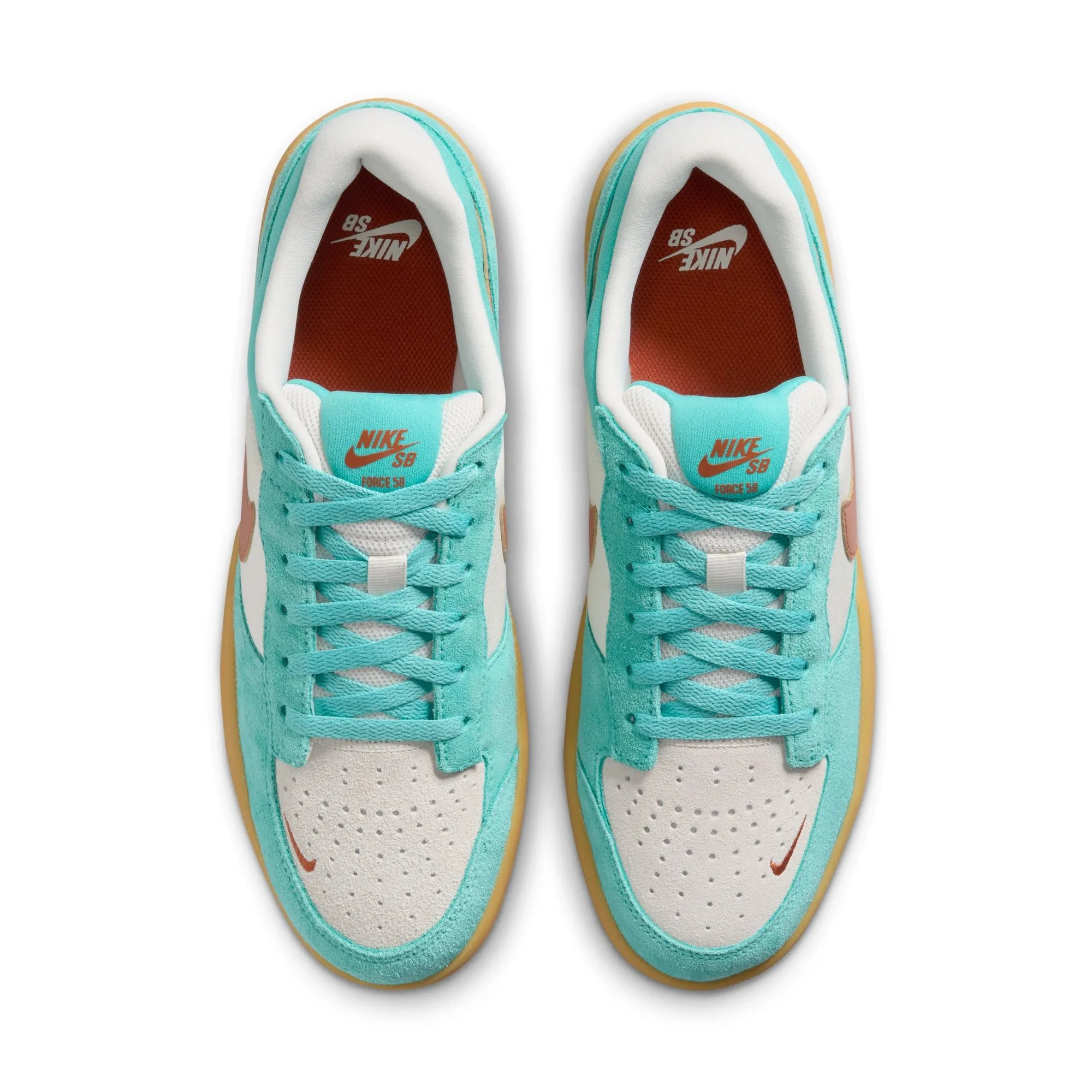 Nike SB Force 58 Dusty Cactus Green Frost/Phantom/Gum Responsive Step Stability