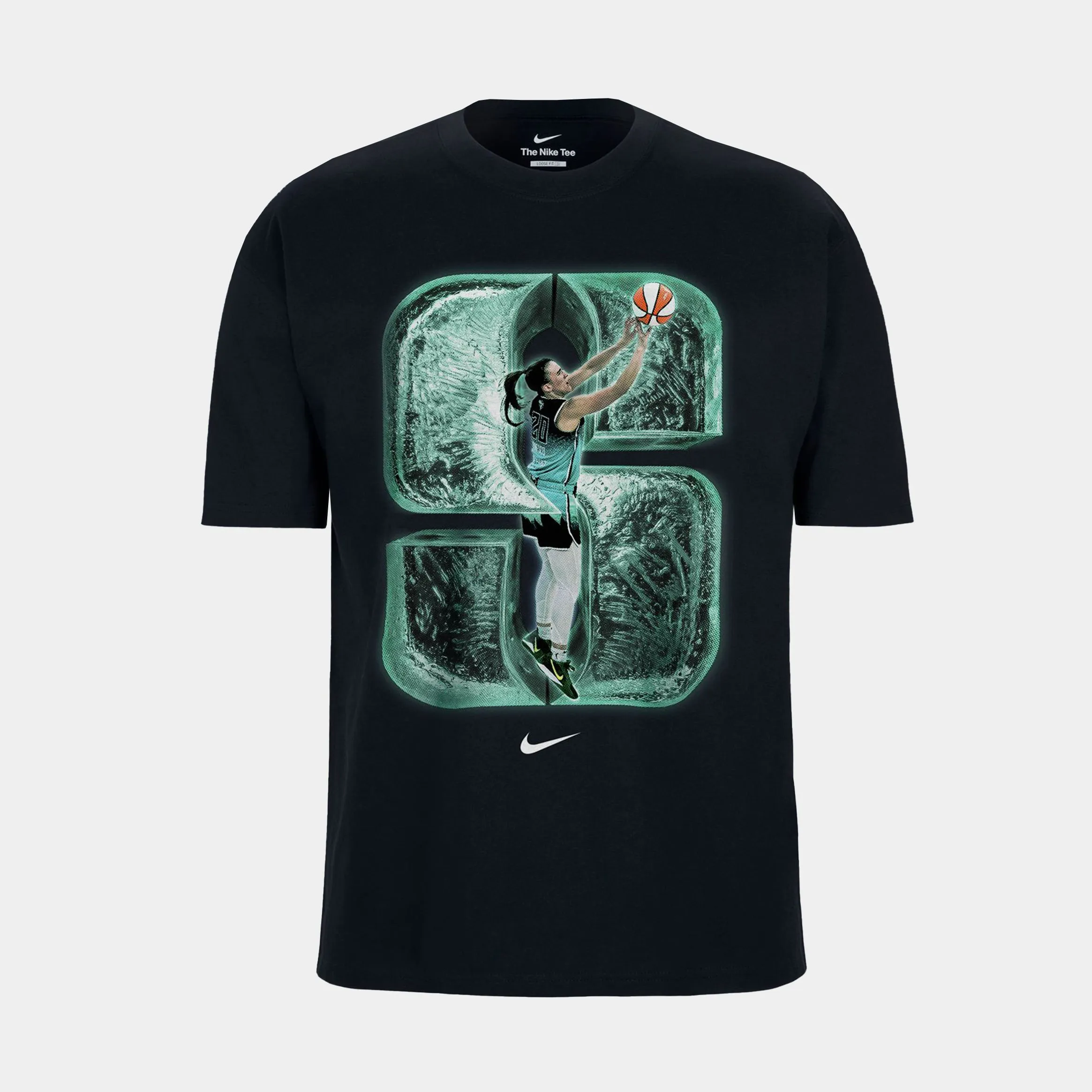 Stylish Shoes Sabrina Ionescu So Win Womens Short Sleeve Shirt (Black)