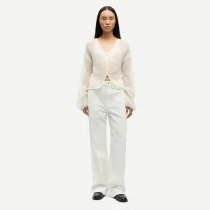 Sashelly Trousers (Clear Cream) StainResistantFinish