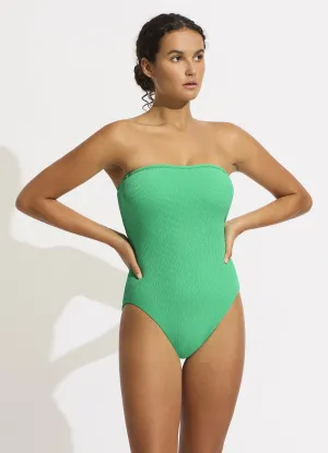 Beach Outfit Water Adventure Sea Dive DD Bandeau One Piece - Jade