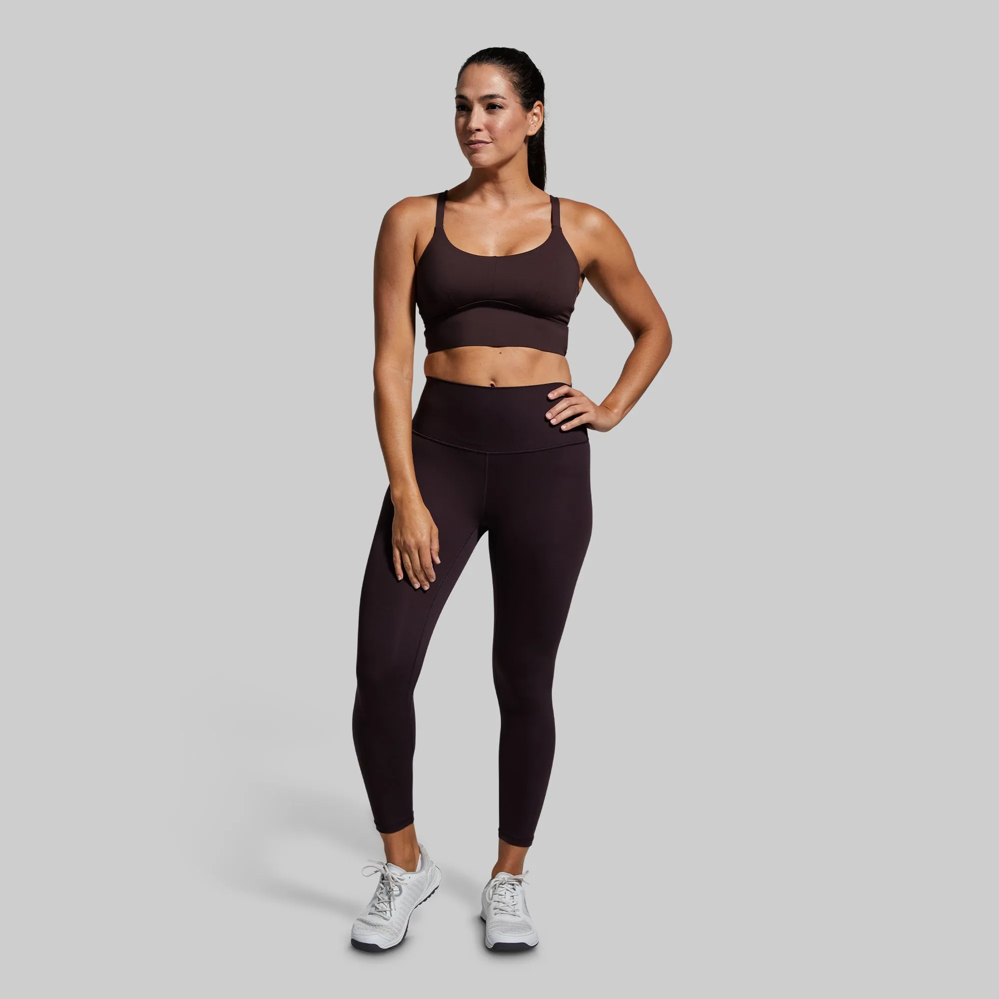 Your Go To Sports Bra (Deep Plum) Easy Design