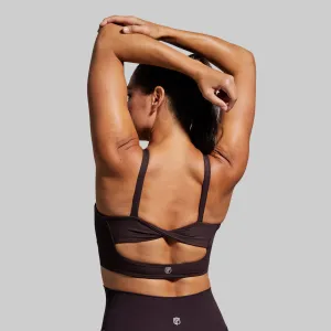 Pilates Your Go To Sports Bra (Deep Plum)