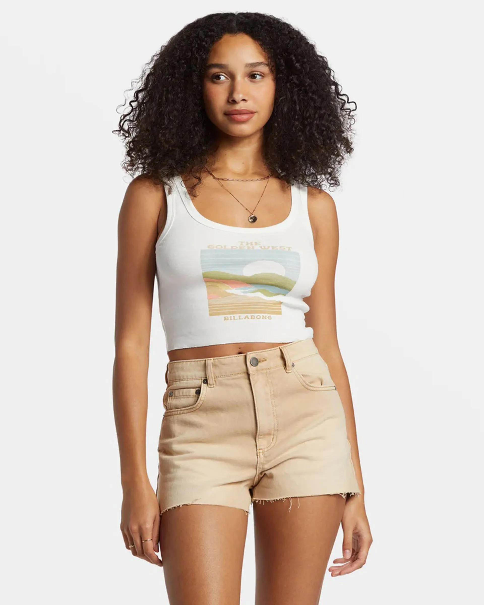 Cyber - secure Loss - reduced The Golden West Cropped Tank Top
