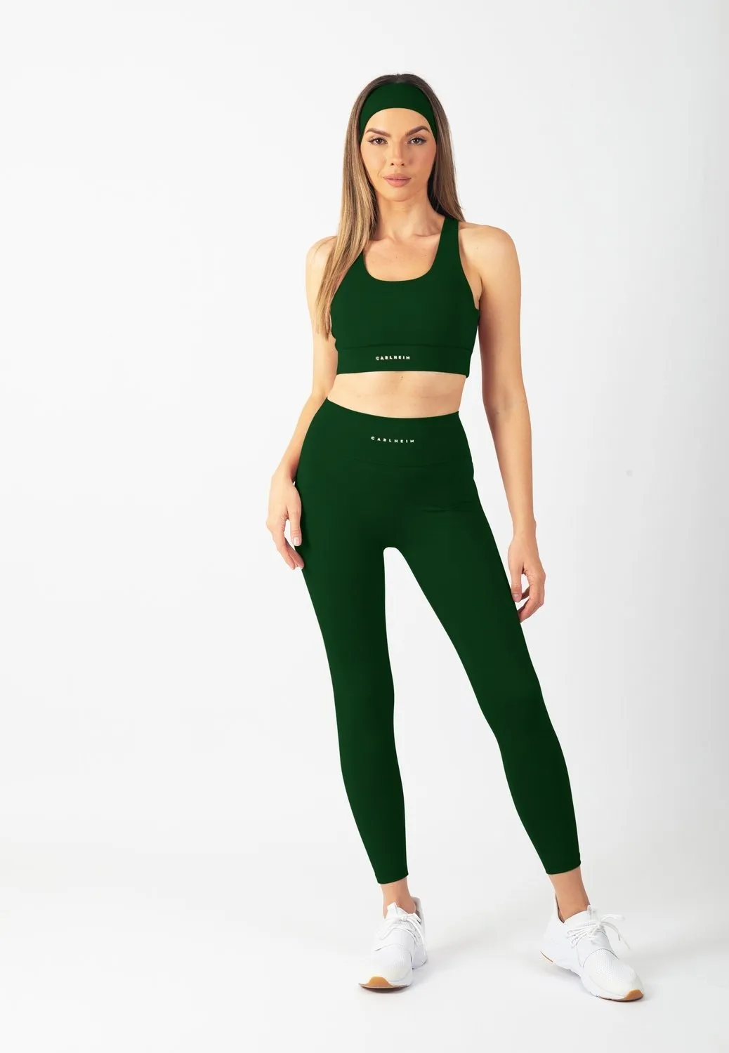 Serenita Leggings (Forest Green) High-Quality Fabric