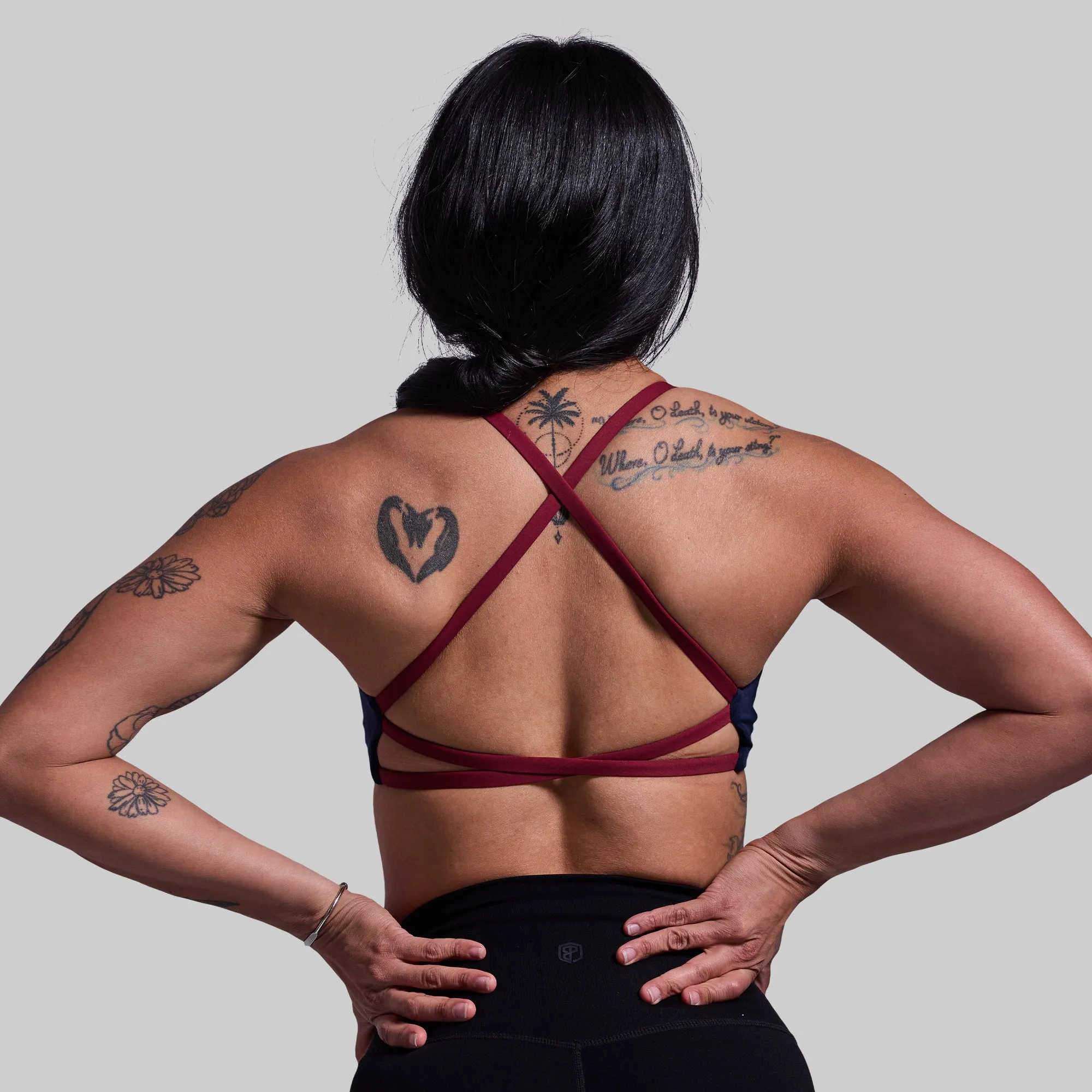 Serenity Sports Bra (Brand Strength-BP Navy) Soft Closure slim fit