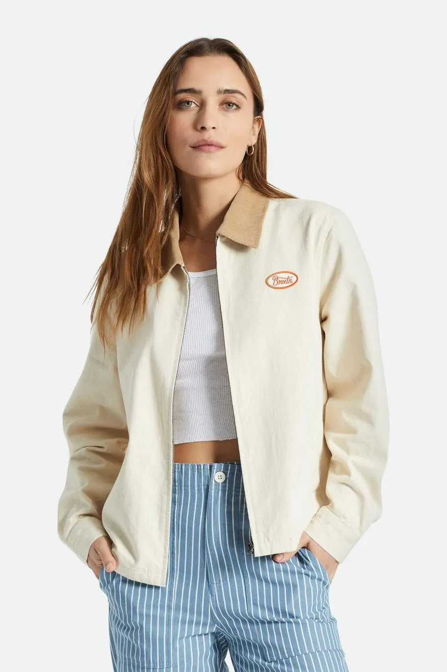 Minimal Aesthetic Utopia Lightweight Jacket - Natural
