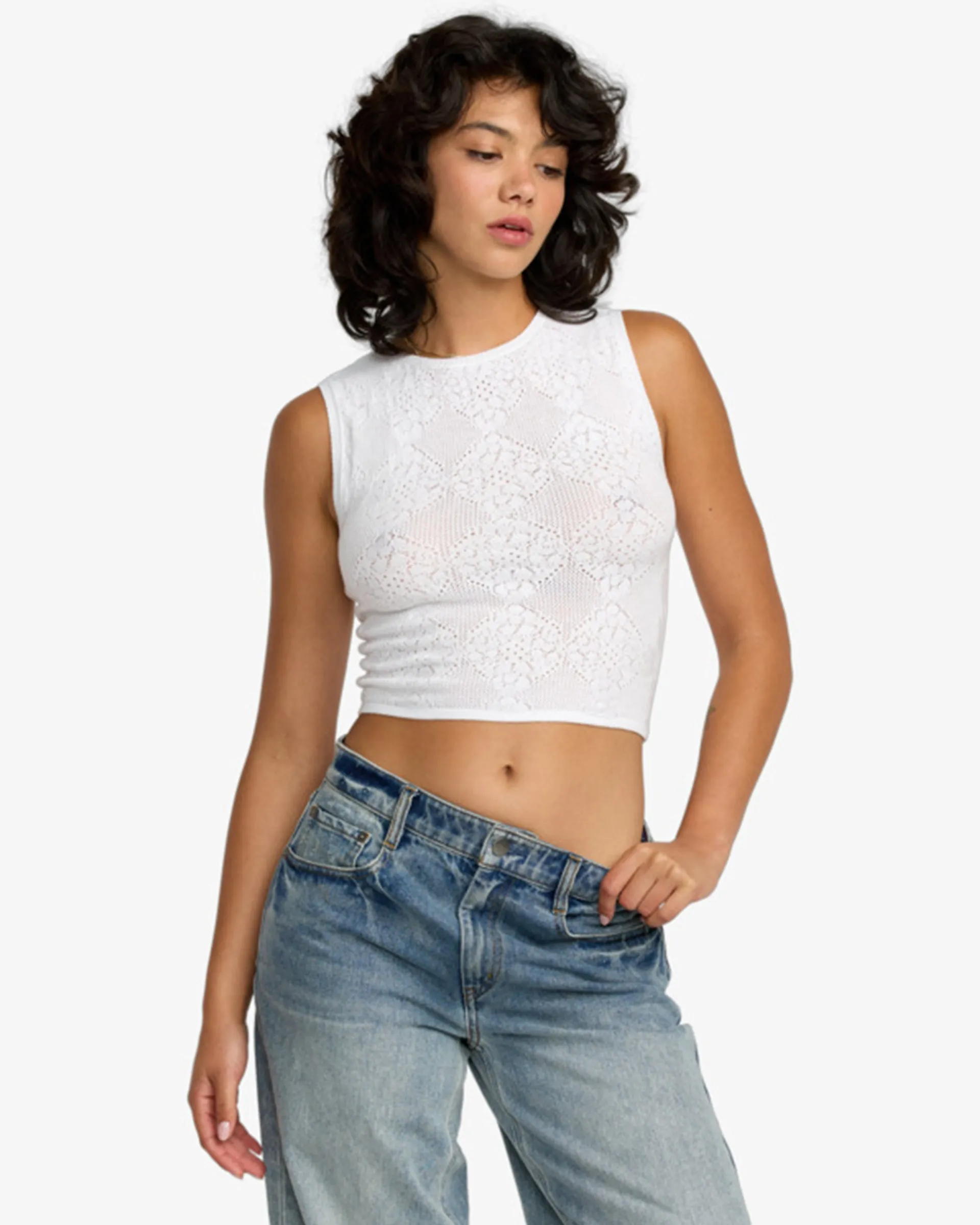 Shiver Sweater - Whisper White Wind Resistant Front stealth