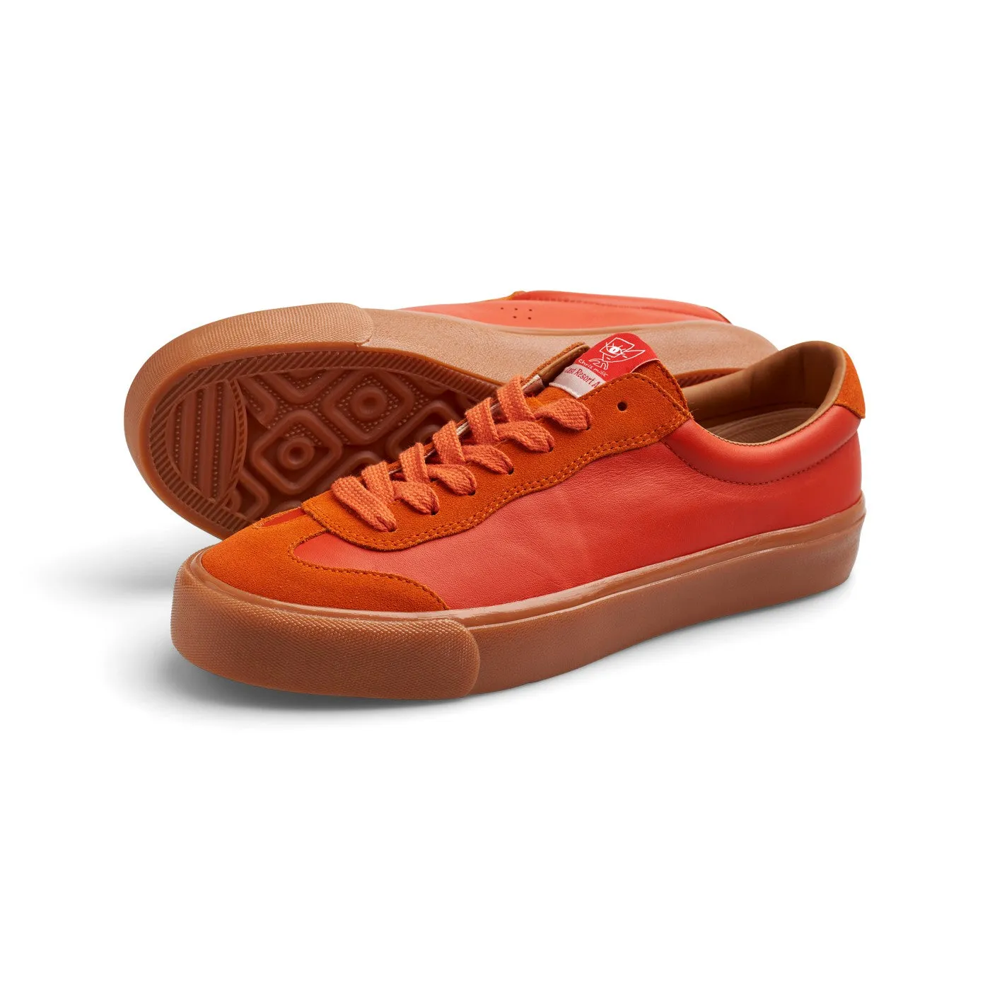 Last Resort AB VM004 Milic Leather/Suede Lo Duo Orange/Gum Anti Slip Outsole Quick Action