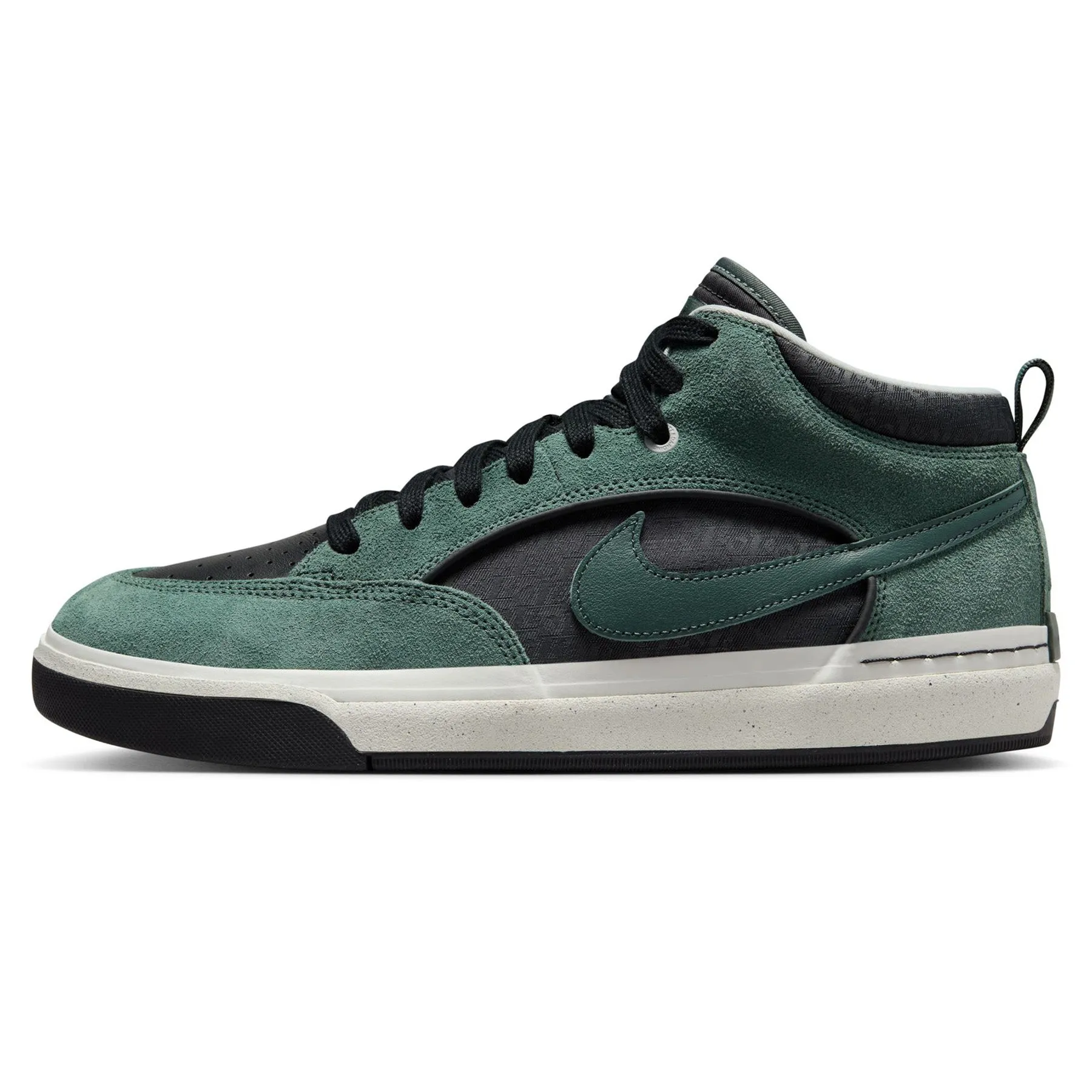 Nike SB React Leo Vintage Green/Black Durable Leather