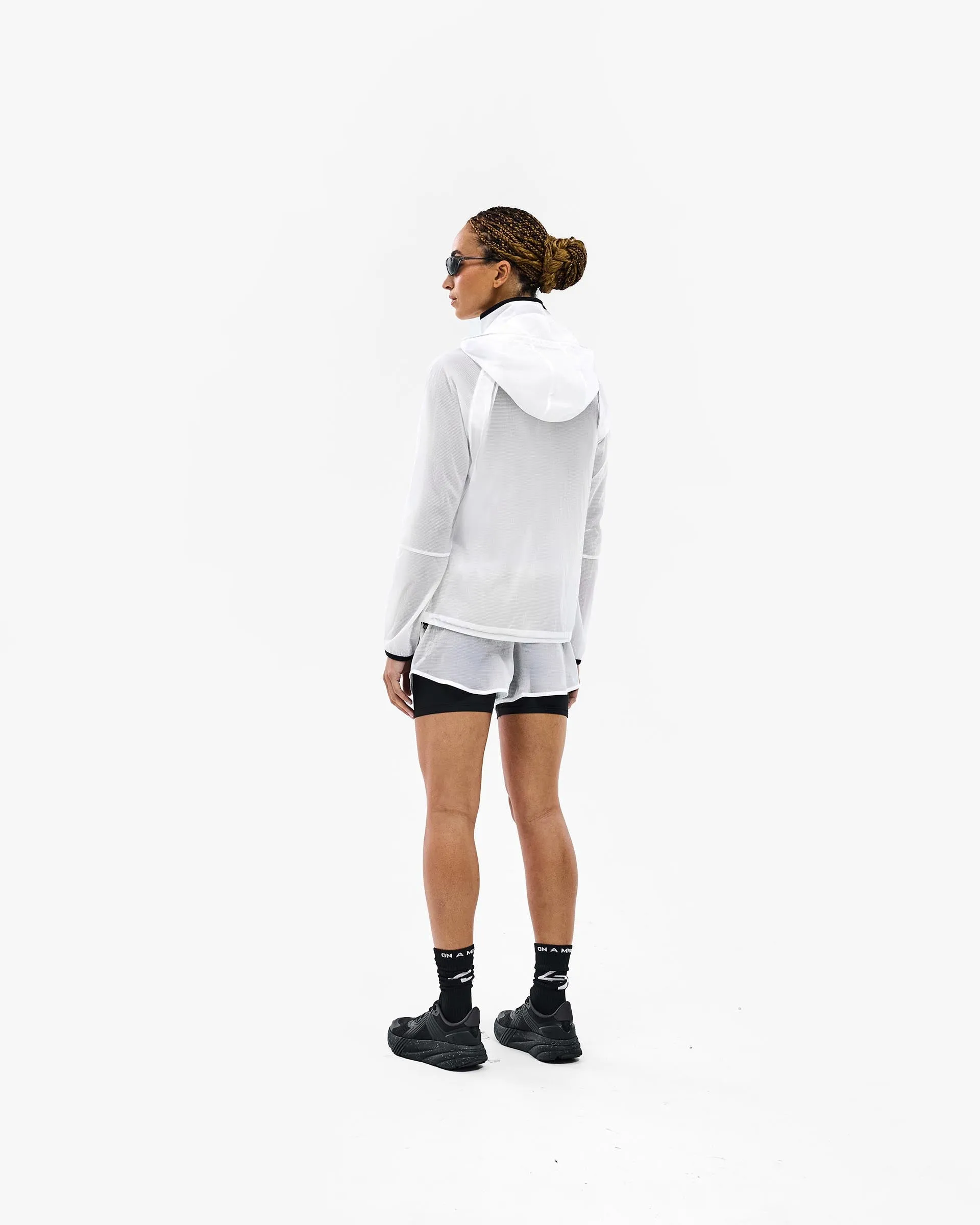 247 Fly Running Jacket - White Weight Distribution System