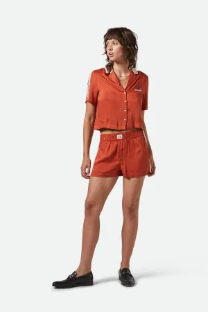 Silky Boxer Short - Burnt Brick Cooling Effect Exclusive item