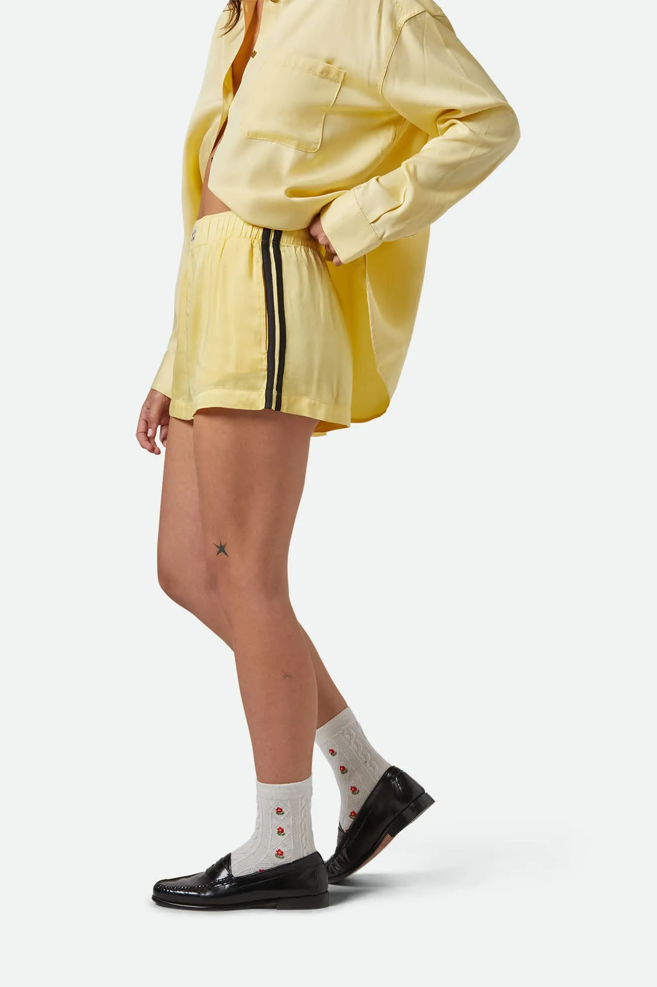 Silky Boxer Short - Panna Cotta All Day