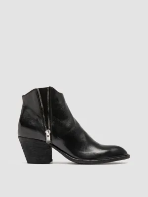 nylon Quick   Dry SYDNE 015 - Black Leather Ankle Boots