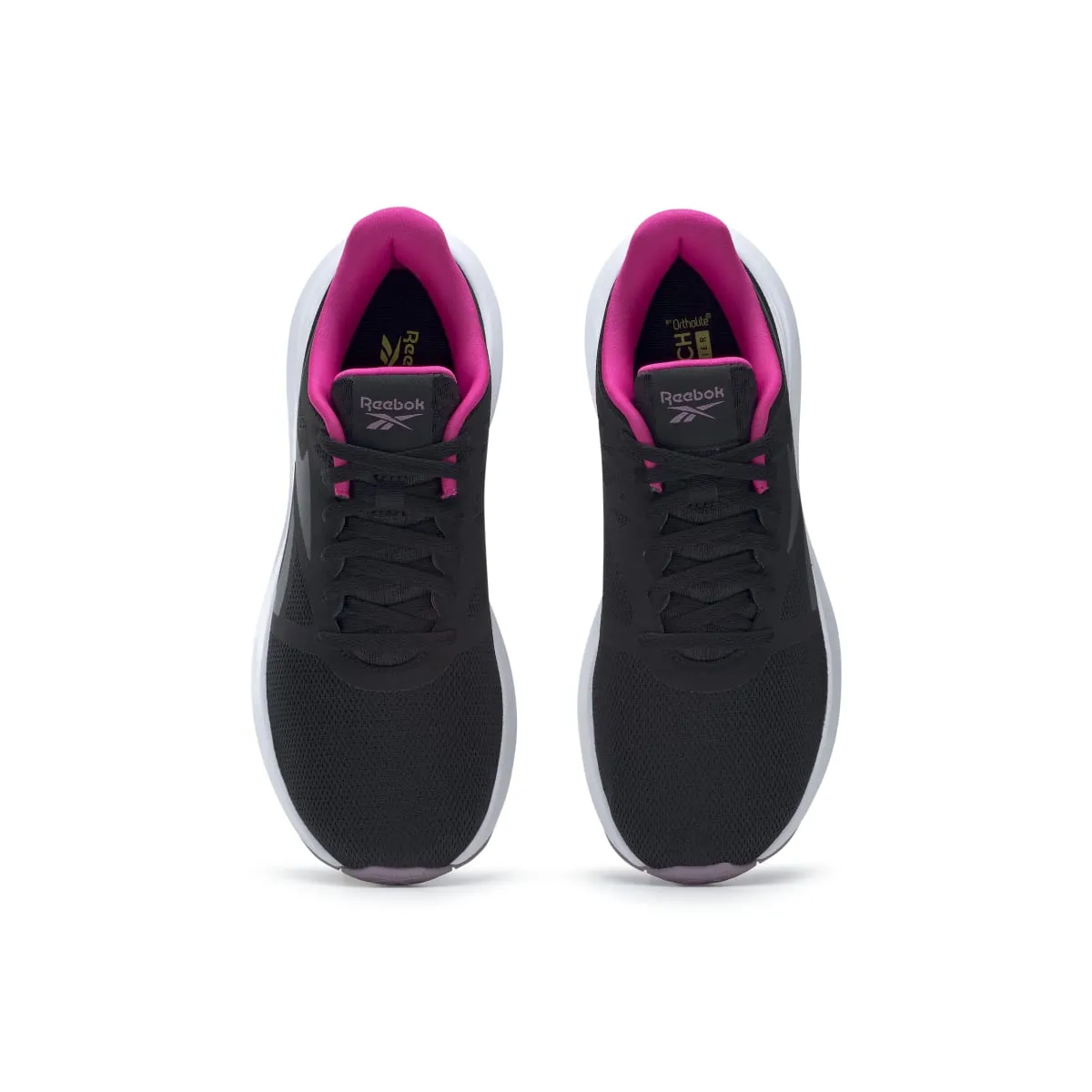 Zero Drop Sole REEBOK GY4086 RUNNER 5.0 WMN'S (Medium) Black/Grey/Lilac Mesh Running Shoes