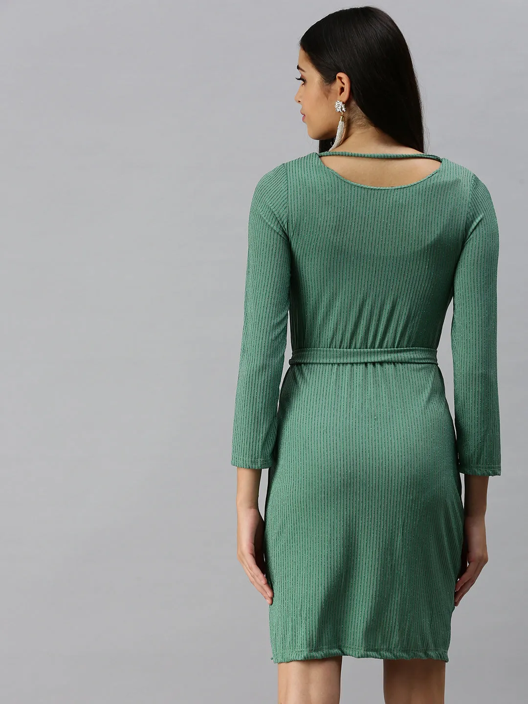 Everyday Movement Women's Green Sheath Dress