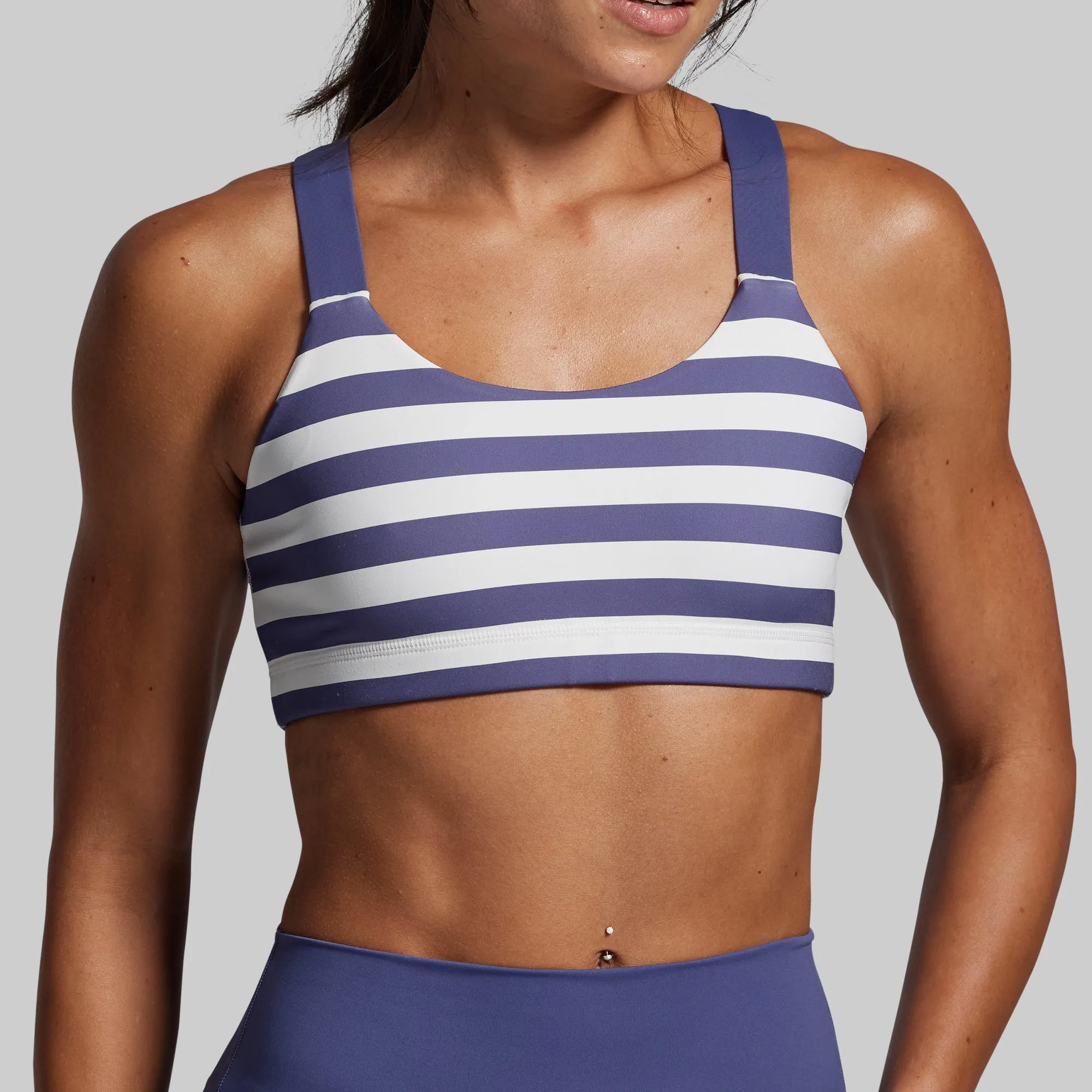 Secure Design Moxie Sports Bra (Deep Sky Stripe)