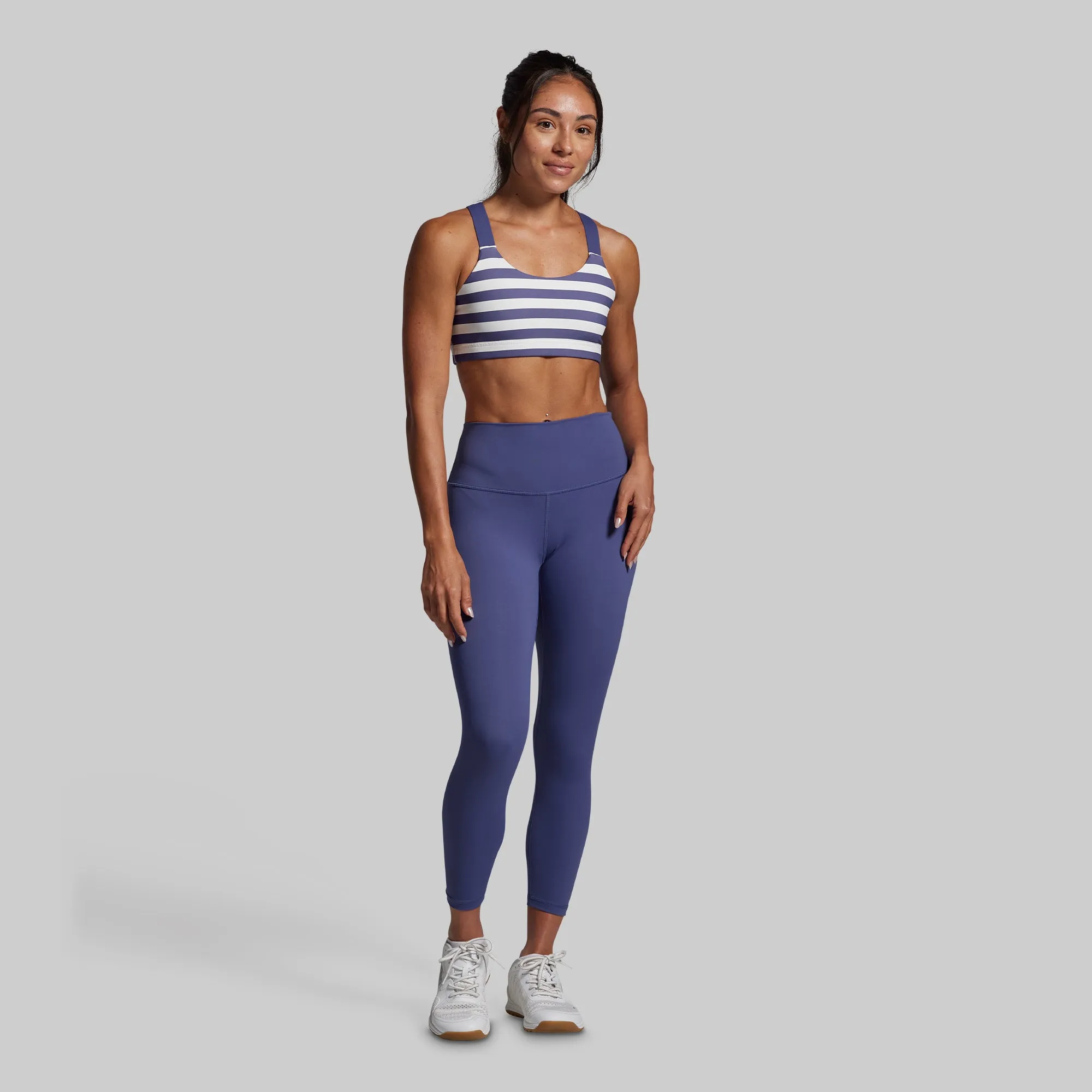 Flexible Comfort Moxie Sports Bra (Deep Sky Stripe)