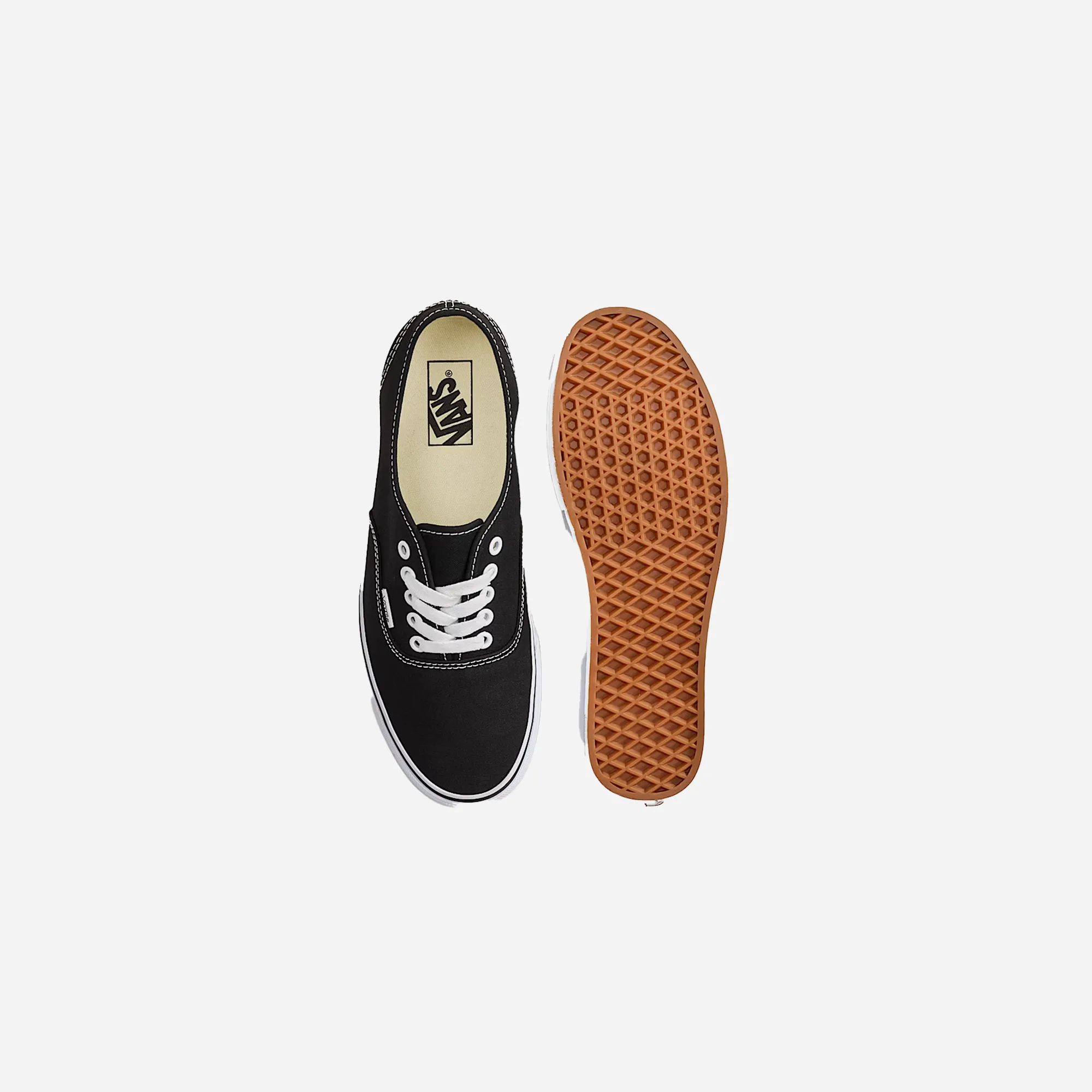 Vans Authentic Shoe Black White Soft Footwear