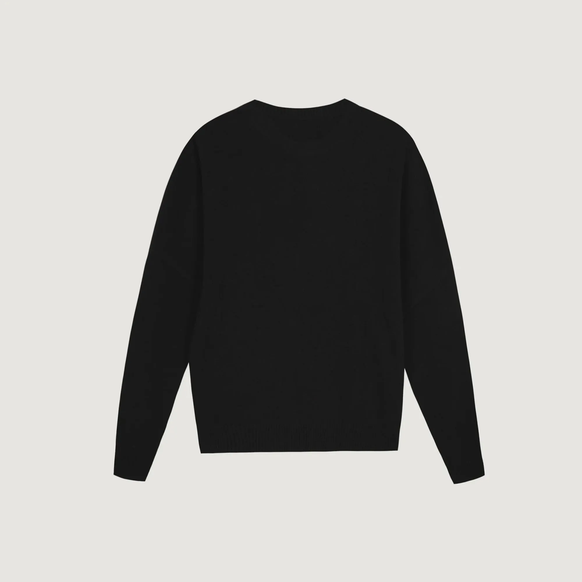 "Bonjour L'Amour" Buzelin Cashmere Sweater (Black) Off Duty machine washable material