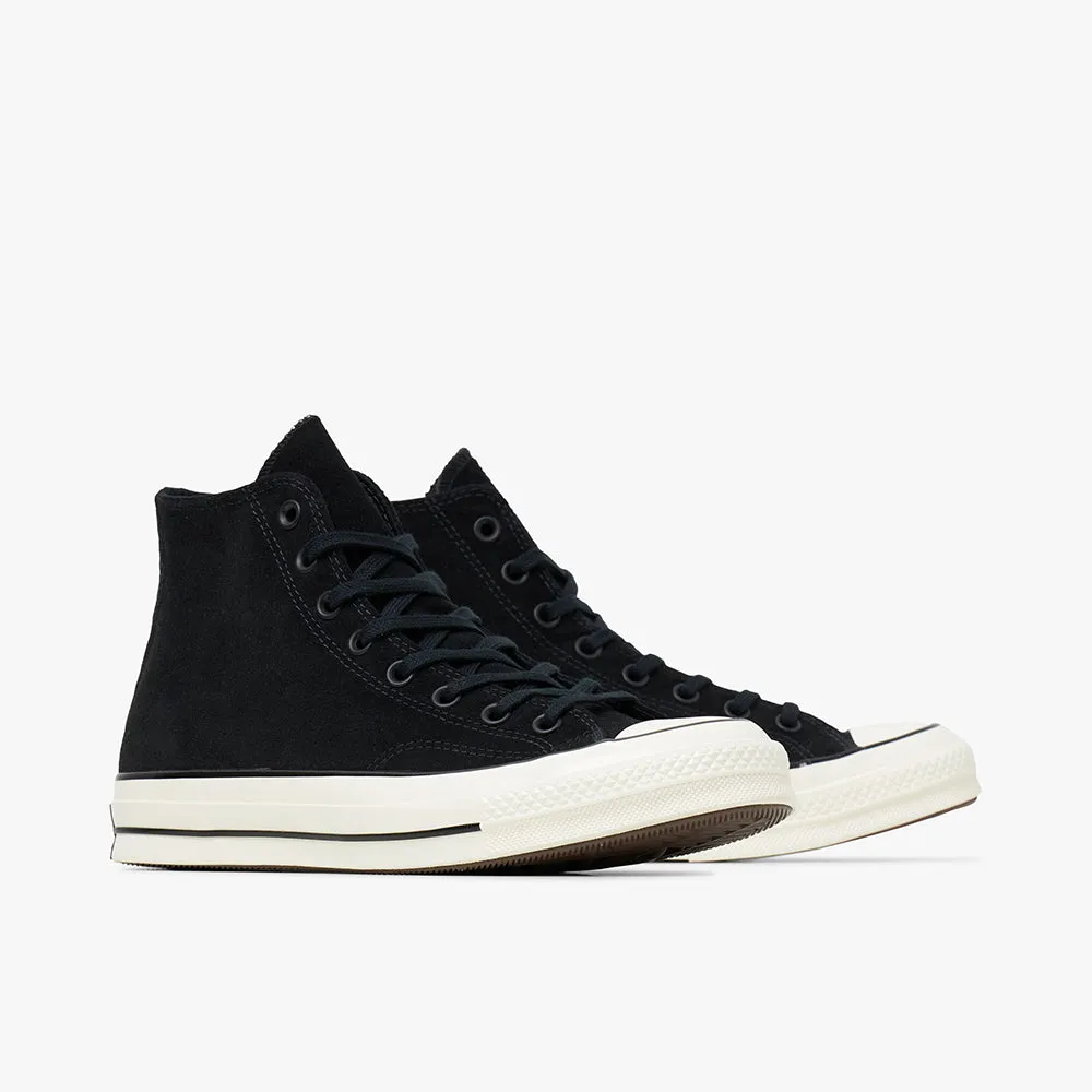 Pure Movement Pose Time Converse Chuck 70 Hi Suede Black / Egret - Ancestral Blue