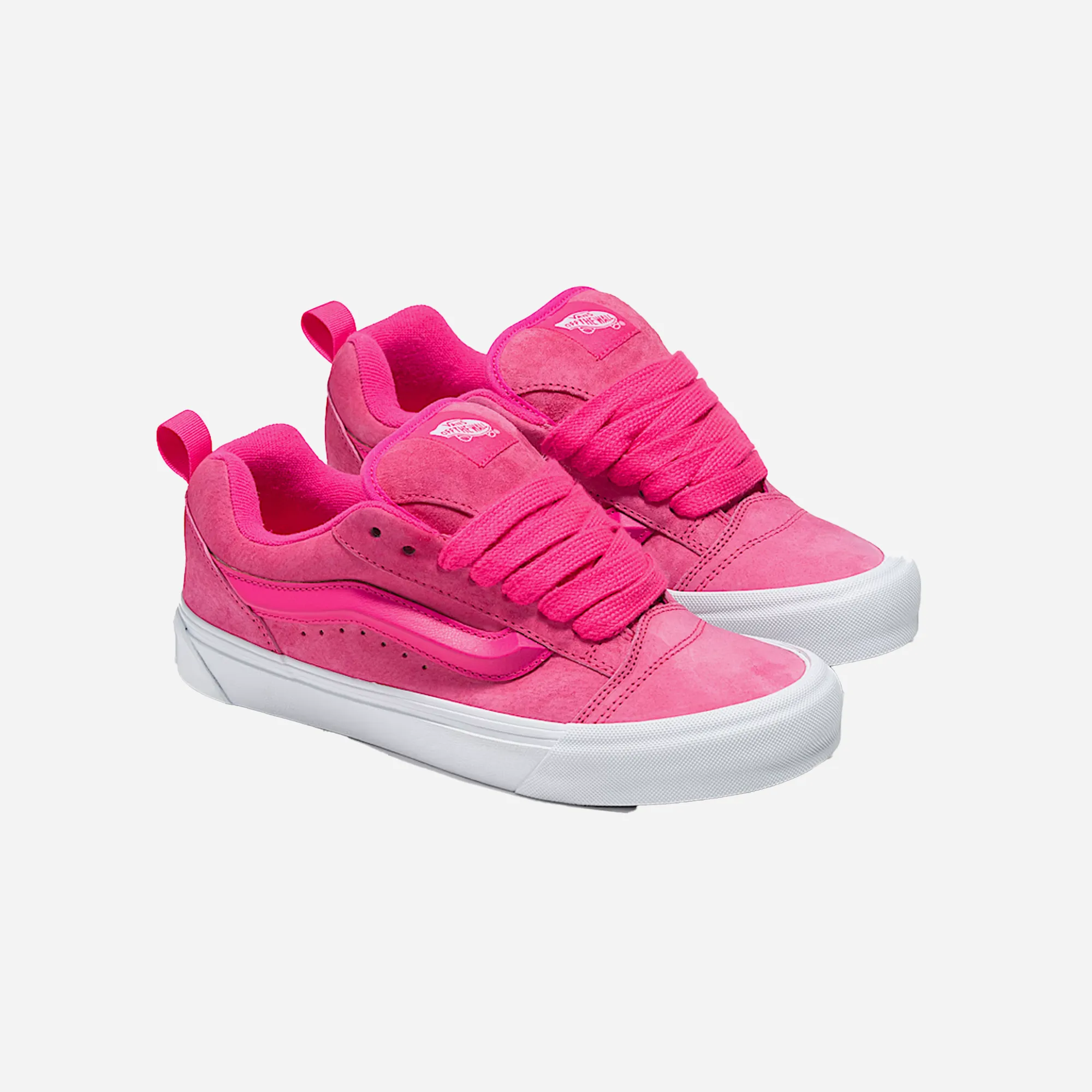 Vans Knu Skool Suede Shoe Pink Glo Daily Mood