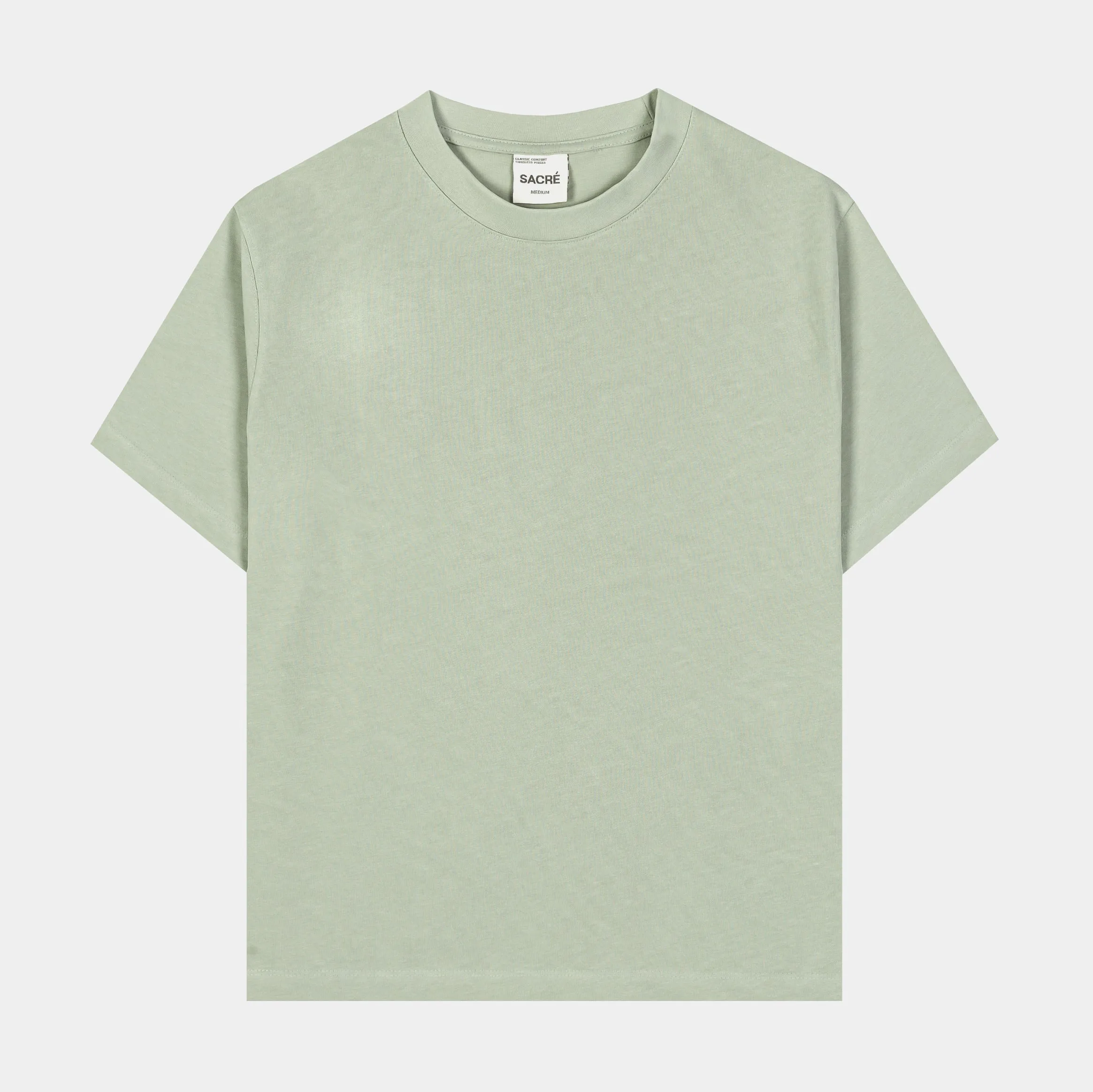 Conscious Core Solid Tee Womens Short Sleeve Shirt (Sage)