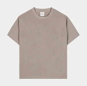 Easy Wash Solid Tee Womens Short Sleeve Shirt (Taupe)