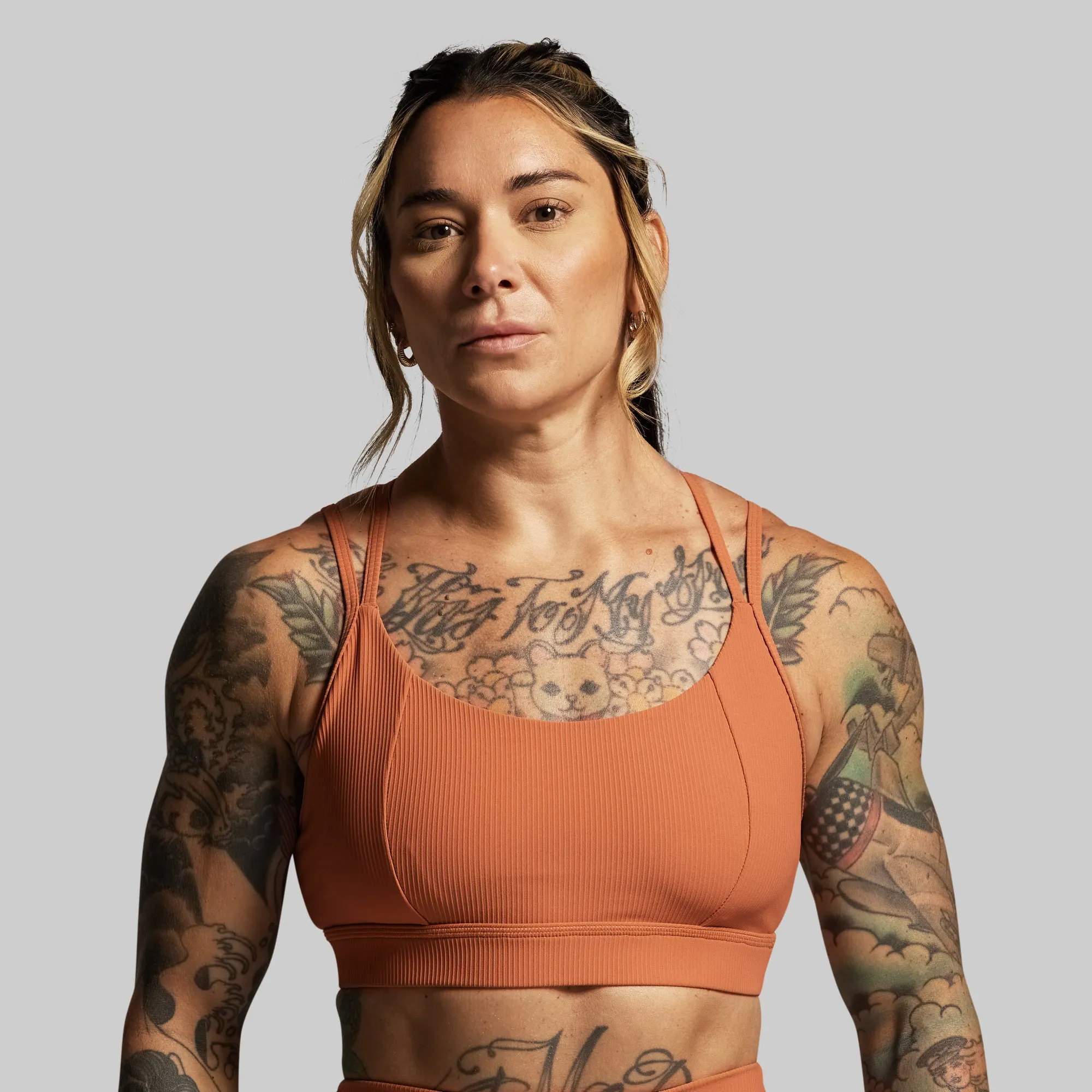 Seamless Feel Joint Support Lotus Sports Bra (Monarch)