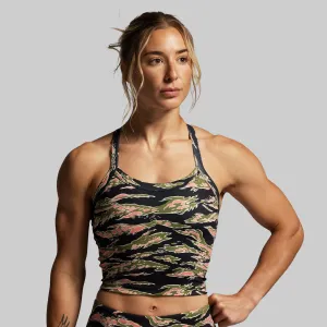 Secure fit Your Favorite Sports Bra (Pink Jungle Tiger)
