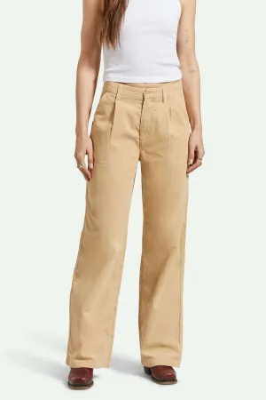 Ludlow Trouser Pant - Oat Milk Fitted Design Flatlock Seams